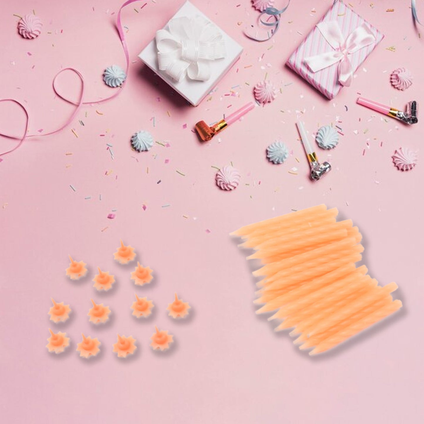 Birthday Party Candles (Pack of 24 pcs) - Springkart 