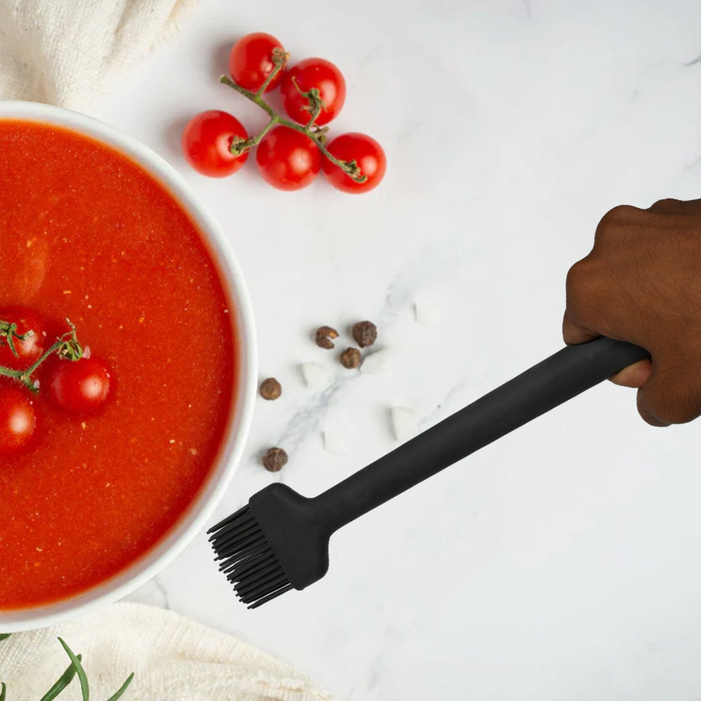 Silicone BBQ Basting & Baking Brush for Cooking, Pastry, Bread & Grill - Springkart 