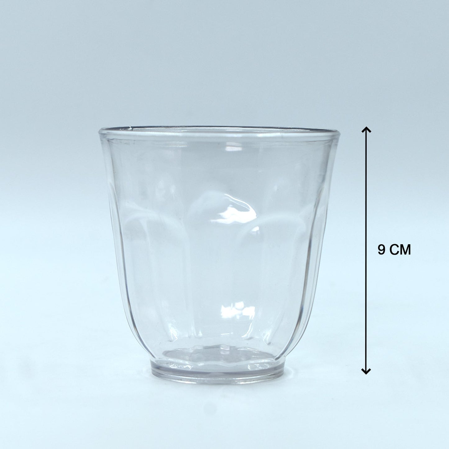 Ganesh Lily glass Break Resistant plastic set of 6Pcs (300 Ml) - Springkart 