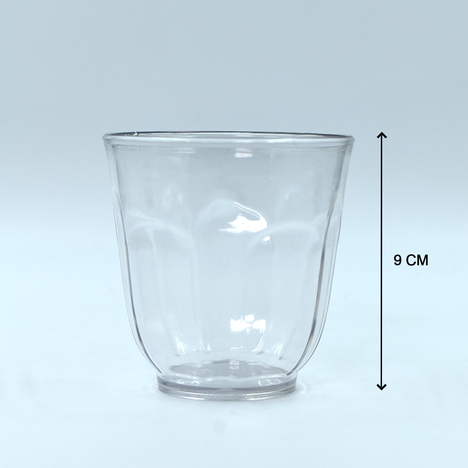 Ganesh Lily glass Break Resistant plastic set of 6Pcs (300 Ml) - Springkart 