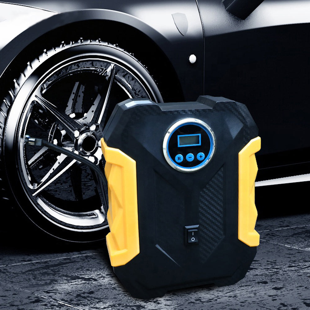 Portable Electric Car Air Compressor Pump for Car and Bike Tyre - Springkart 
