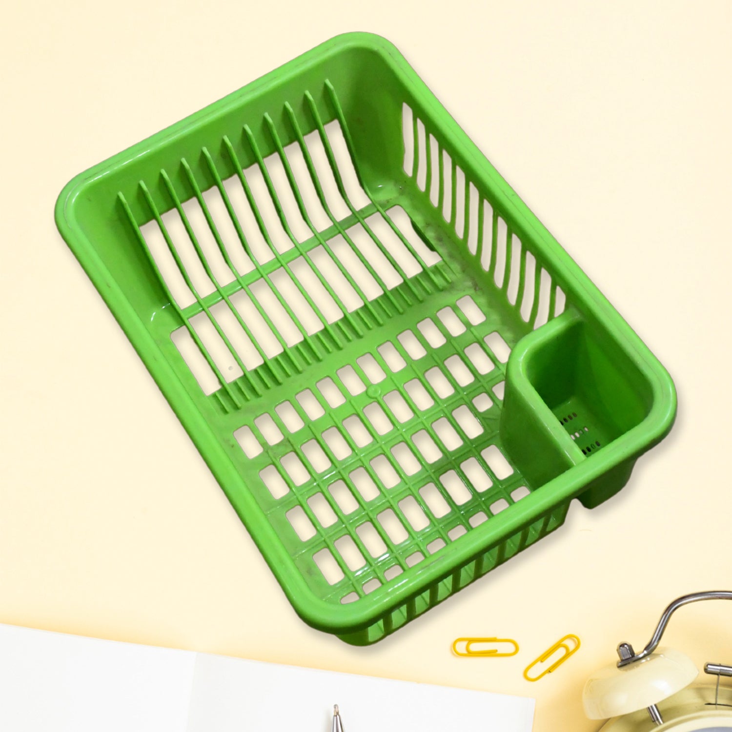 Multipurpose Plastic Kitchen Basket, Dish, Vegetables and Fruits Washing, Laundry cloath Multipupose Organizer Basket (43x30 Cm) - Springkart 