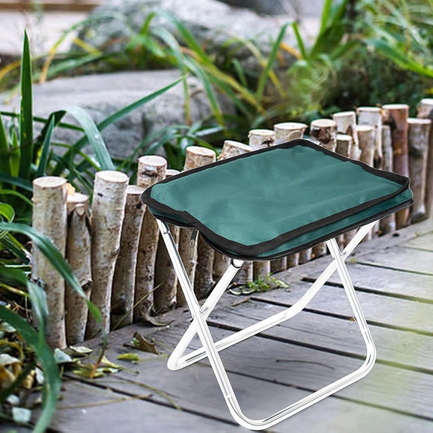 Folding Camping Stool Collapsible Camp Stool Portable Seat Travel Little Stools (1 Pc) - Springkart 