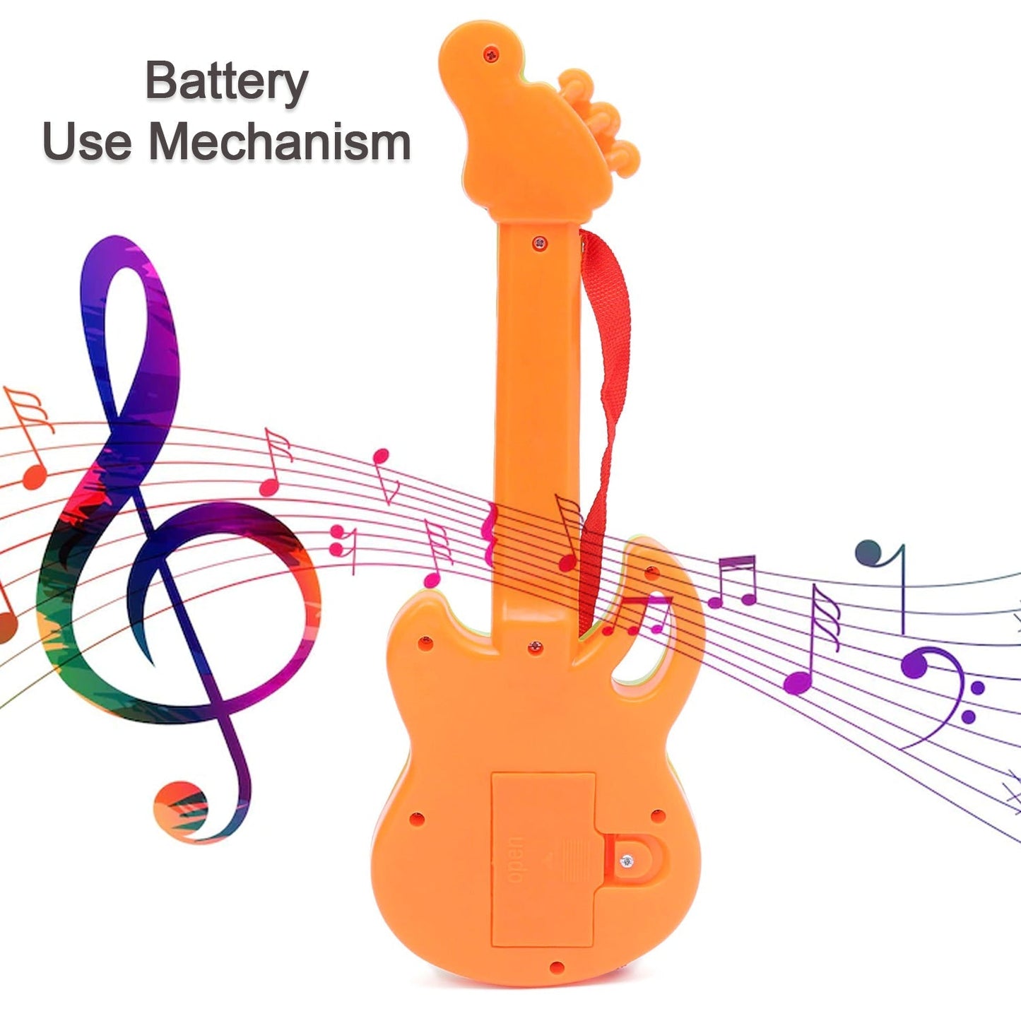 Mini Guitar Colorful with Delightful Music - Springkart 