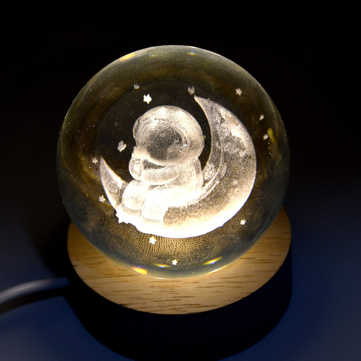 Astronaut Ball Night Light Lamp Decorative Lamp For Living Room Decor (1 Pc) - Springkart 