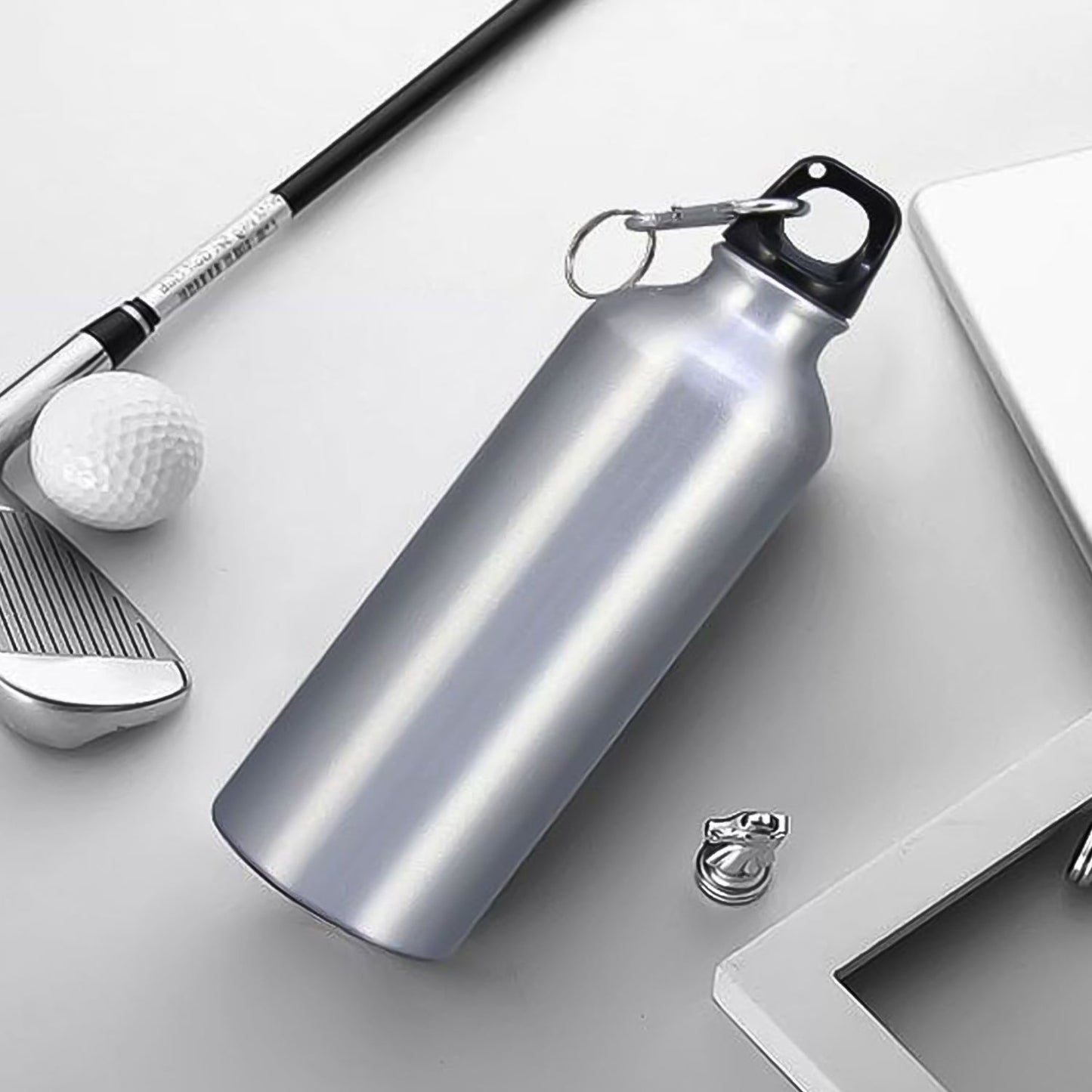 Aluminum Durable Sports Water Bottle (1 Pc / Mix Size & Color) - Springkart 