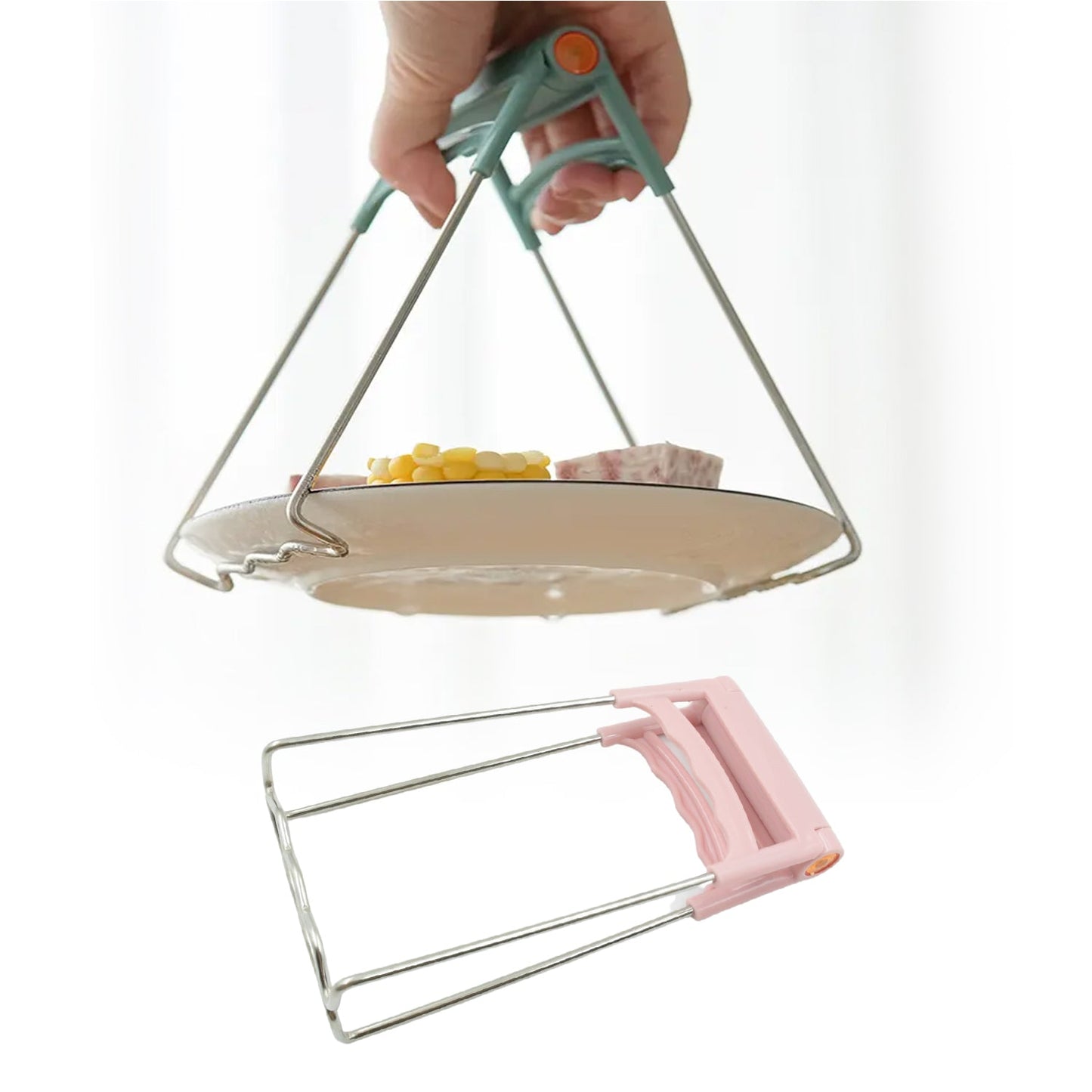 Kitchen Tongs, Bowls Clip Wear‑Resistant Bowls Plates Clip Lifter For Restaurants for Kitchen (1 Pc) - Springkart 