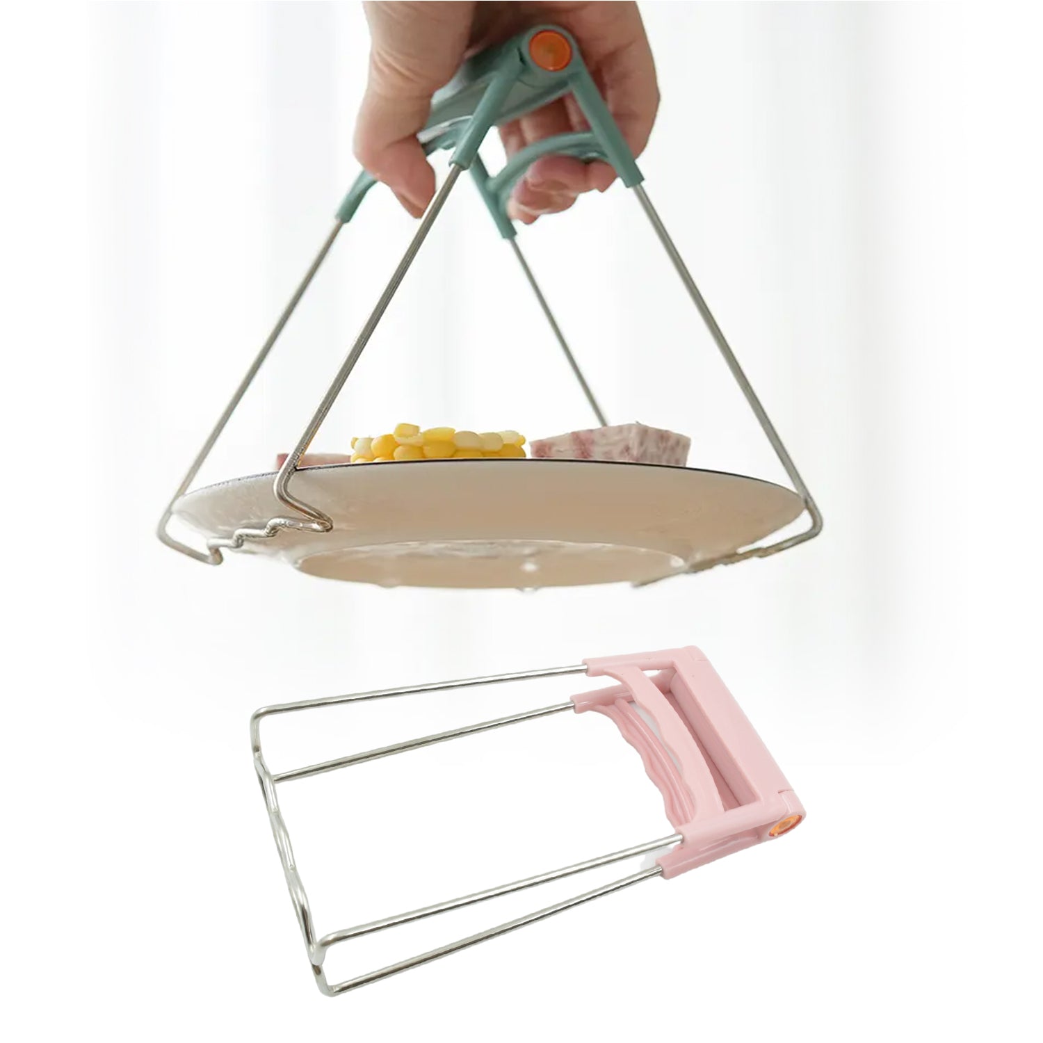 Kitchen Tongs, Bowls Clip Wear‑Resistant Bowls Plates Clip Lifter For Restaurants for Kitchen (1 Pc) - Springkart 