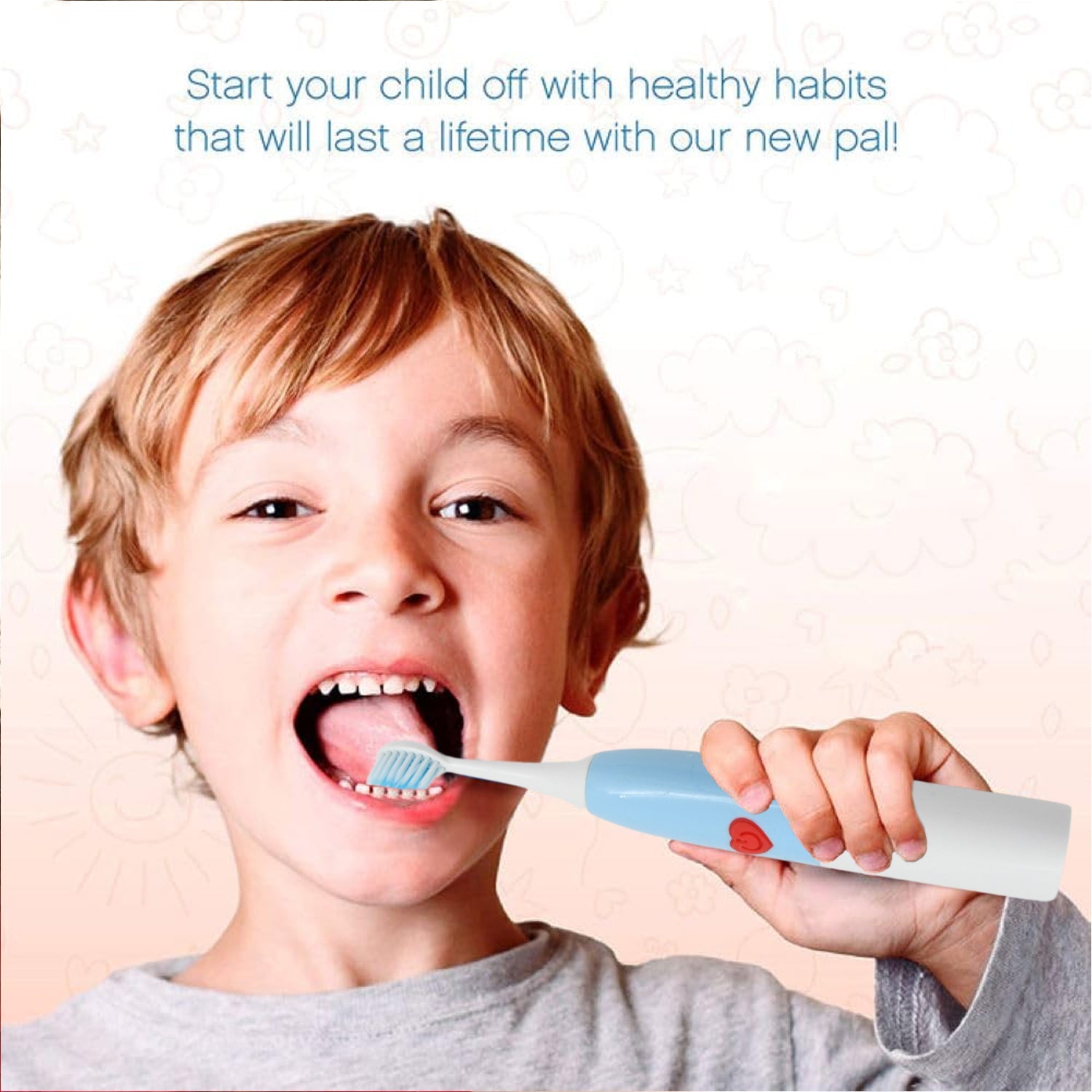 Electric Toothbrush Battery Operate For Home & Travelling Use (1 Pc) - Springkart 