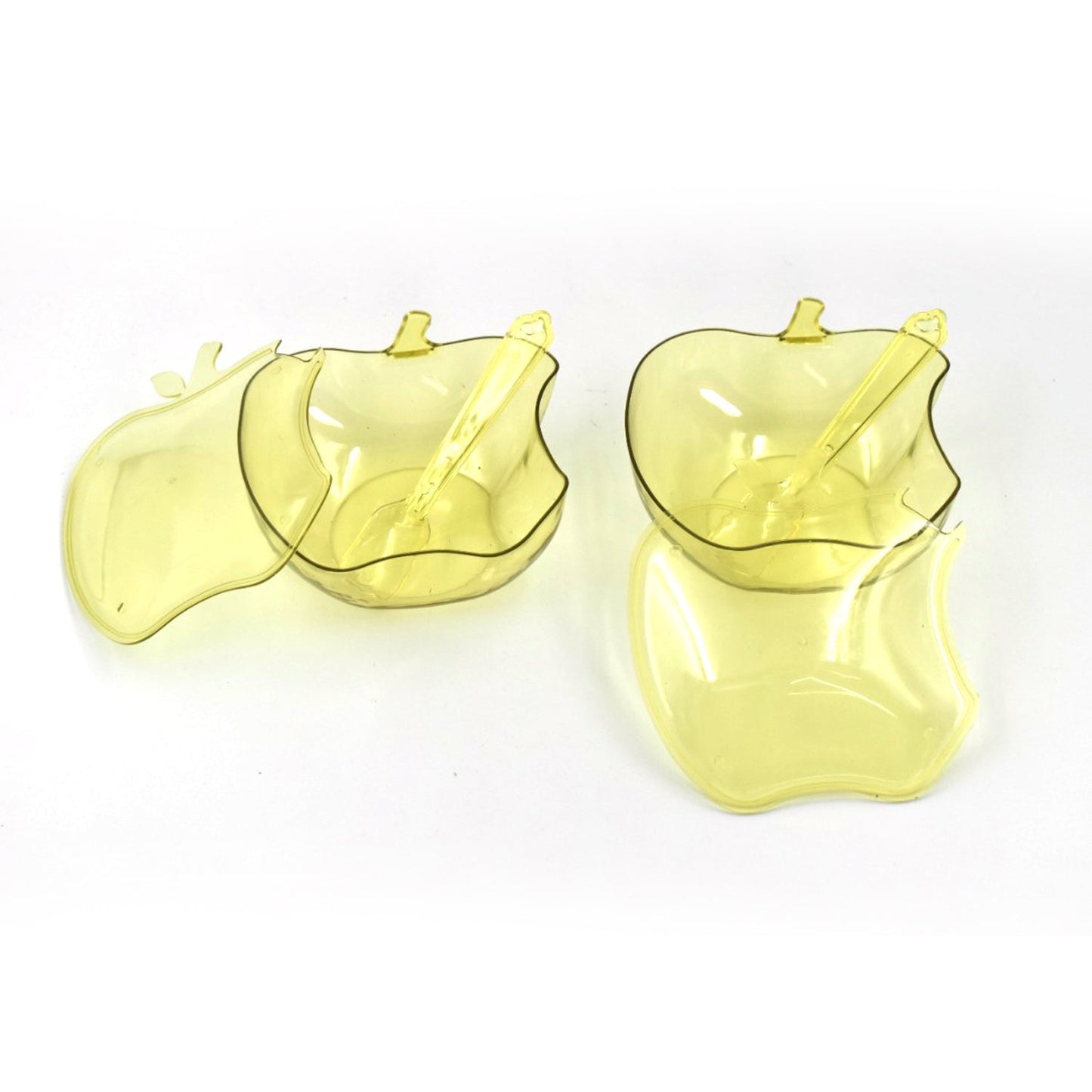 Apple Shape Tray Bowl Used For Serving Snacks And Various Food Stuffs. - Springkart 