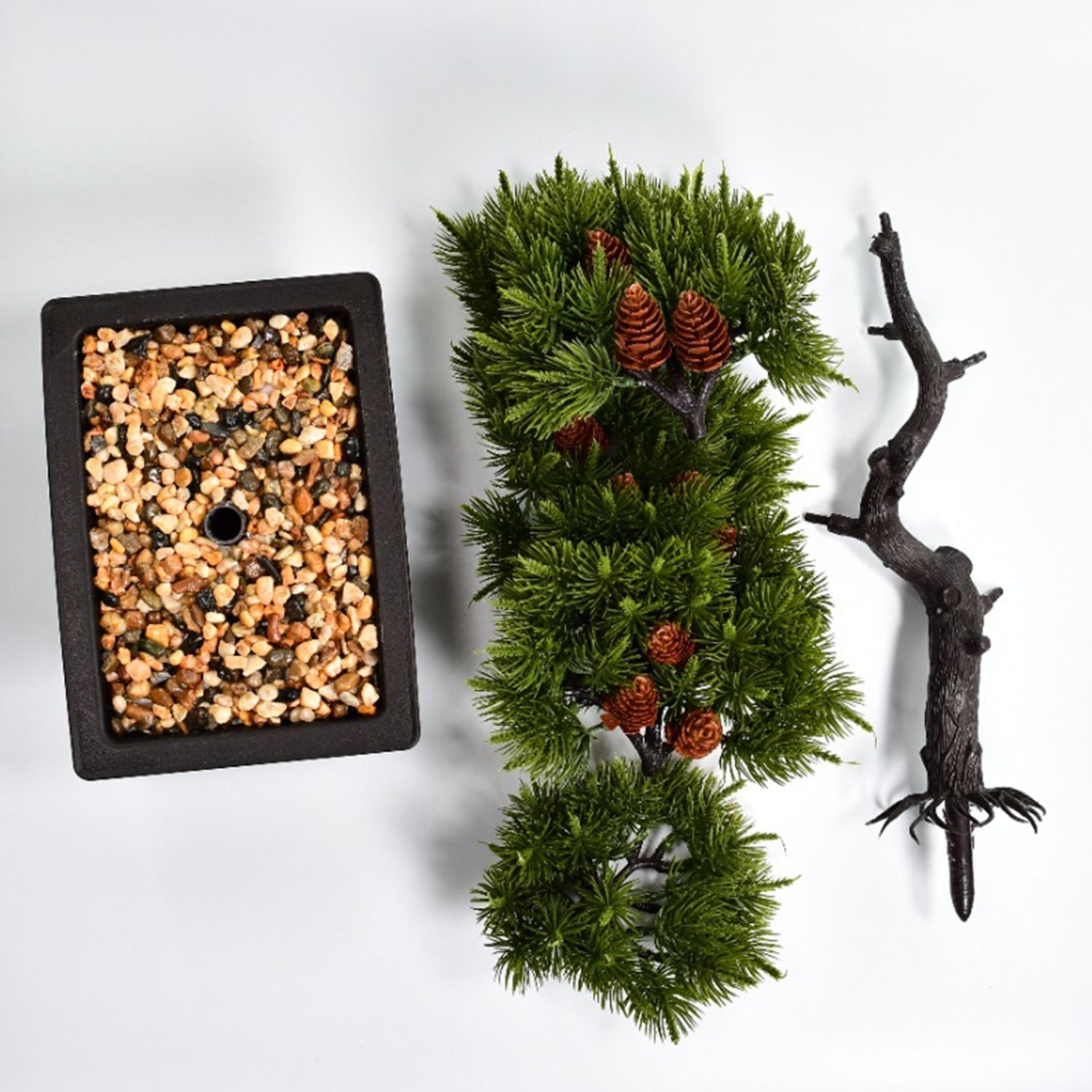 Artificial Potted Plant with Square Pot - Springkart 