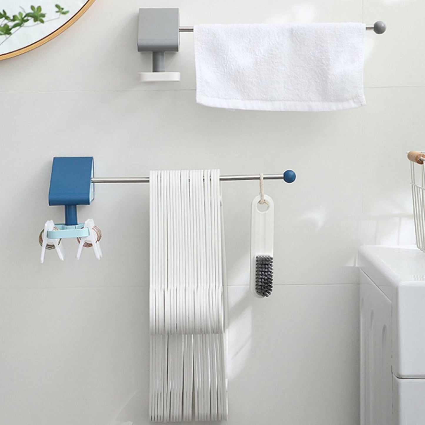 Kitchen Utensil Holder Hooks ,Self Adhesive Utensil Hangers Racks Hooks. - Springkart 