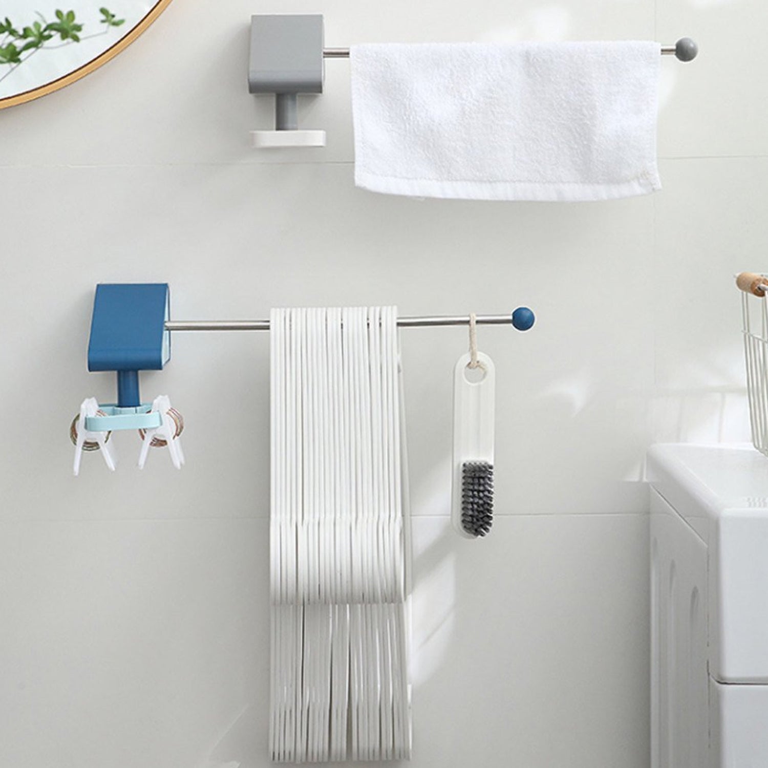 Kitchen Utensil Holder Hooks ,Self Adhesive Utensil Hangers Racks Hooks. - Springkart 