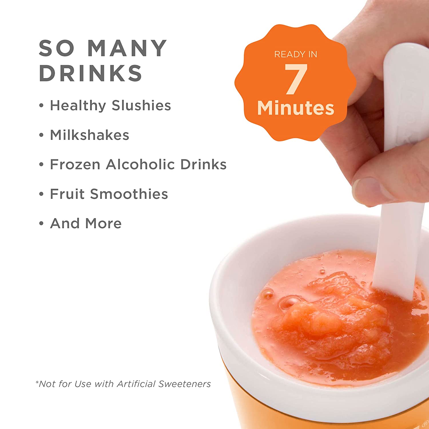 Slush and Shake Maker, BPA-Free Smoothie & Milkshake Cup, Freezer Core, Gift Box - Springkart 