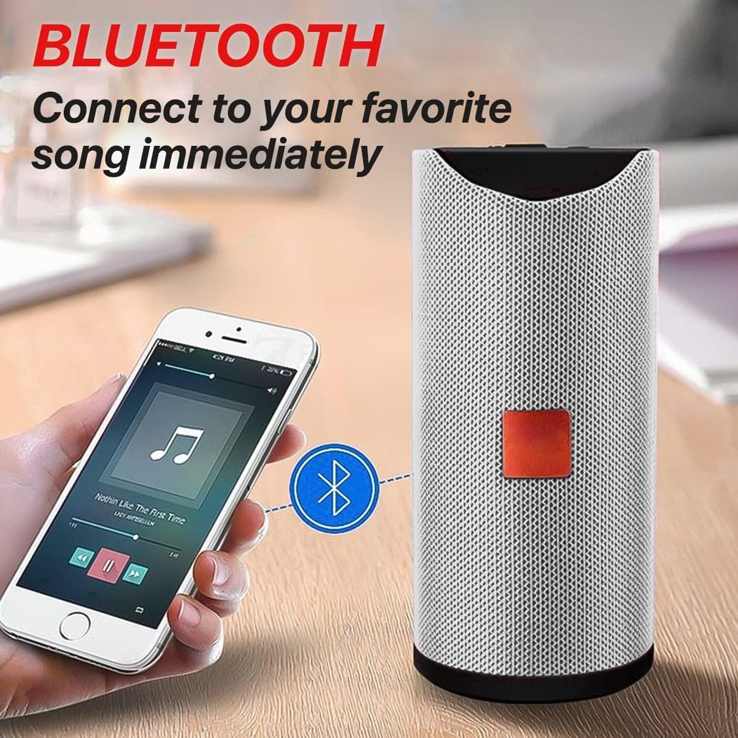 Portable Speaker / Rechargeable / Splash Proof Wireless High Sound Bluetooth Speaker, Blootuth speaker (media player) - Springkart 