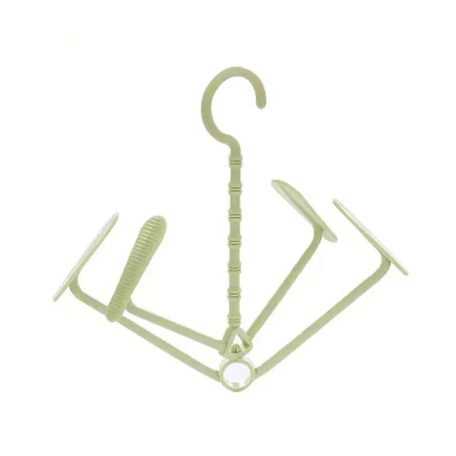 Hanging Shoe Rack Rotating Four Hooks Portable Drying Shoe Rack Wet and Dry Dual-use Drying Shoes Hanger Windproof - Springkart 