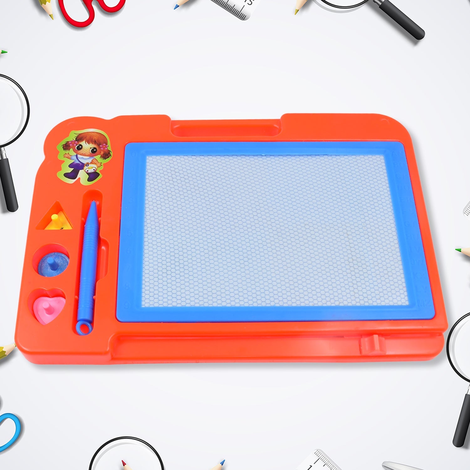 Magnetic Slate Sketch Pad / Board for Kids (1 Pc / 27 × 19 Cm) - Springkart 