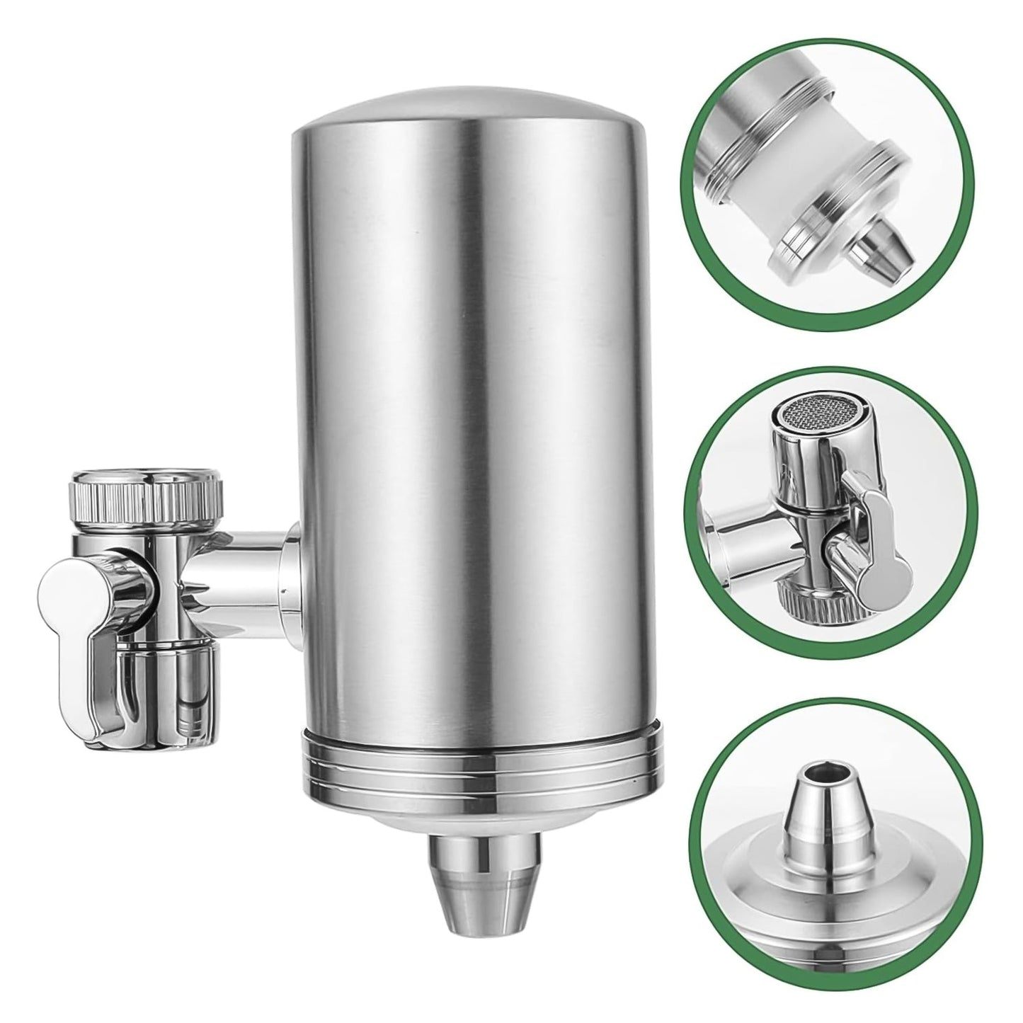 304 Stainless Steel Faucet Mount Water Filter, Water Purifier (1 Set) - Springkart 