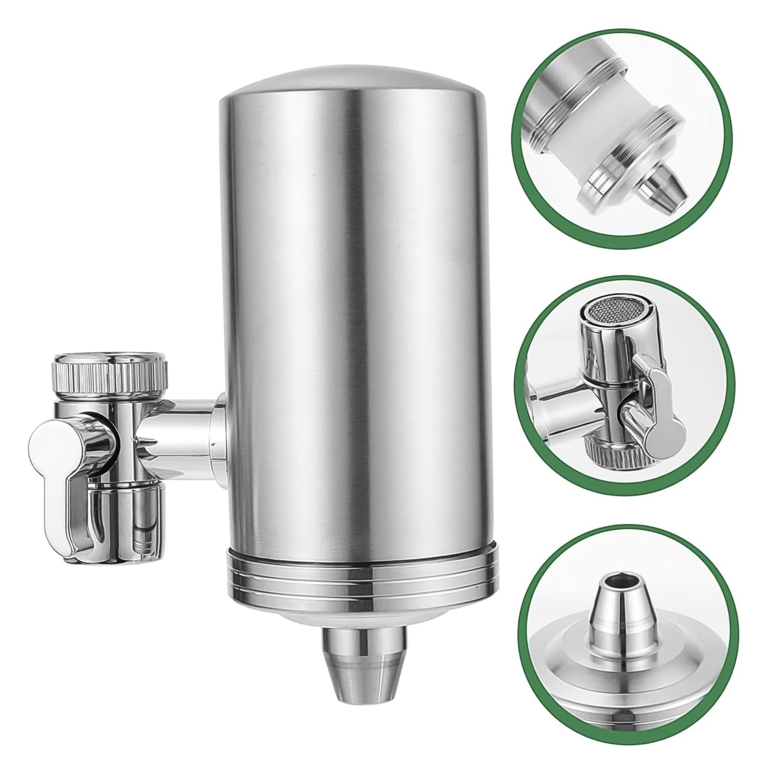 304 Stainless Steel Faucet Mount Water Filter, Water Purifier (1 Set) - Springkart 