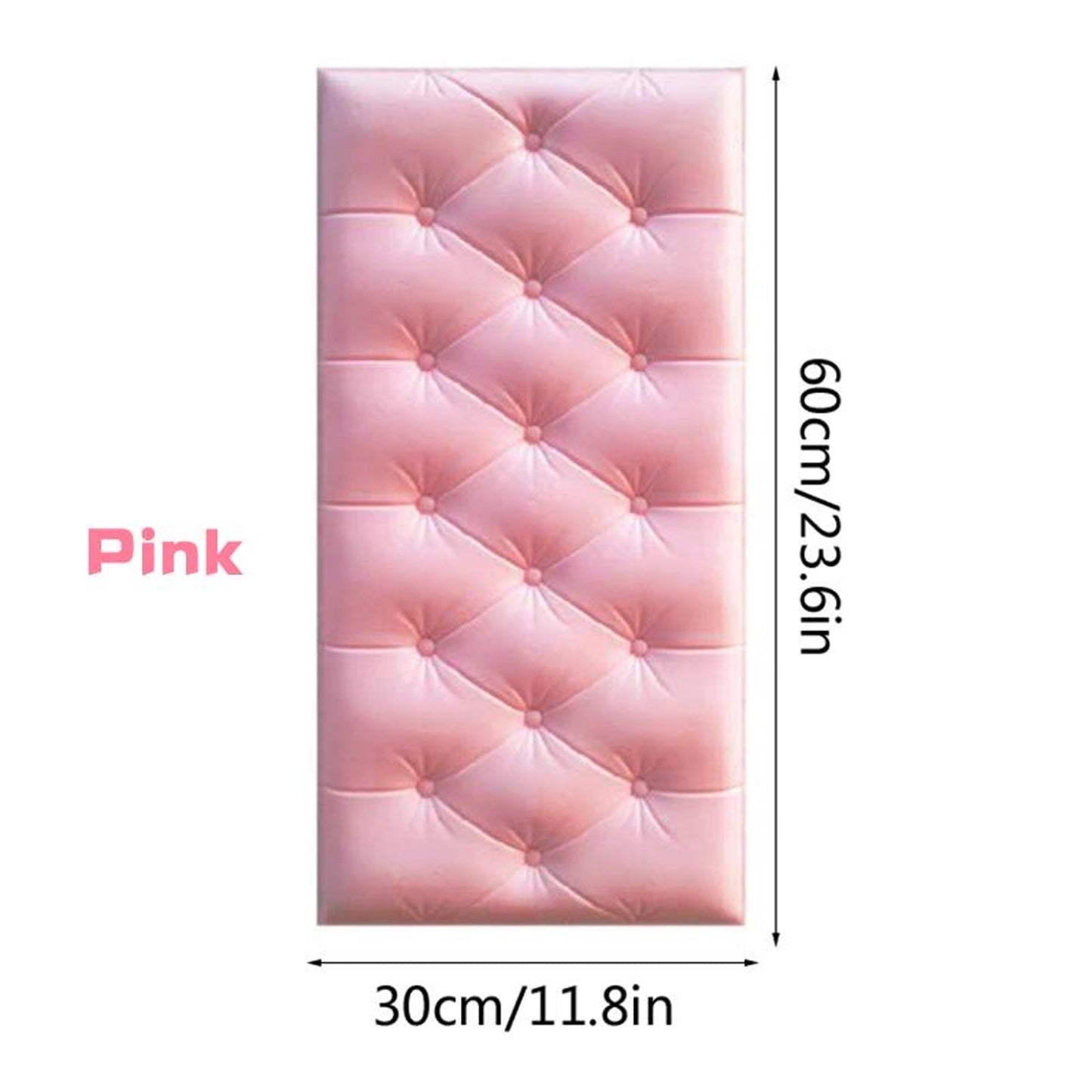 Pink 3D Adhesive wallpaper for living Room. Room Wall Paper Home Decor Self Adhesive Wallpaper - Springkart 