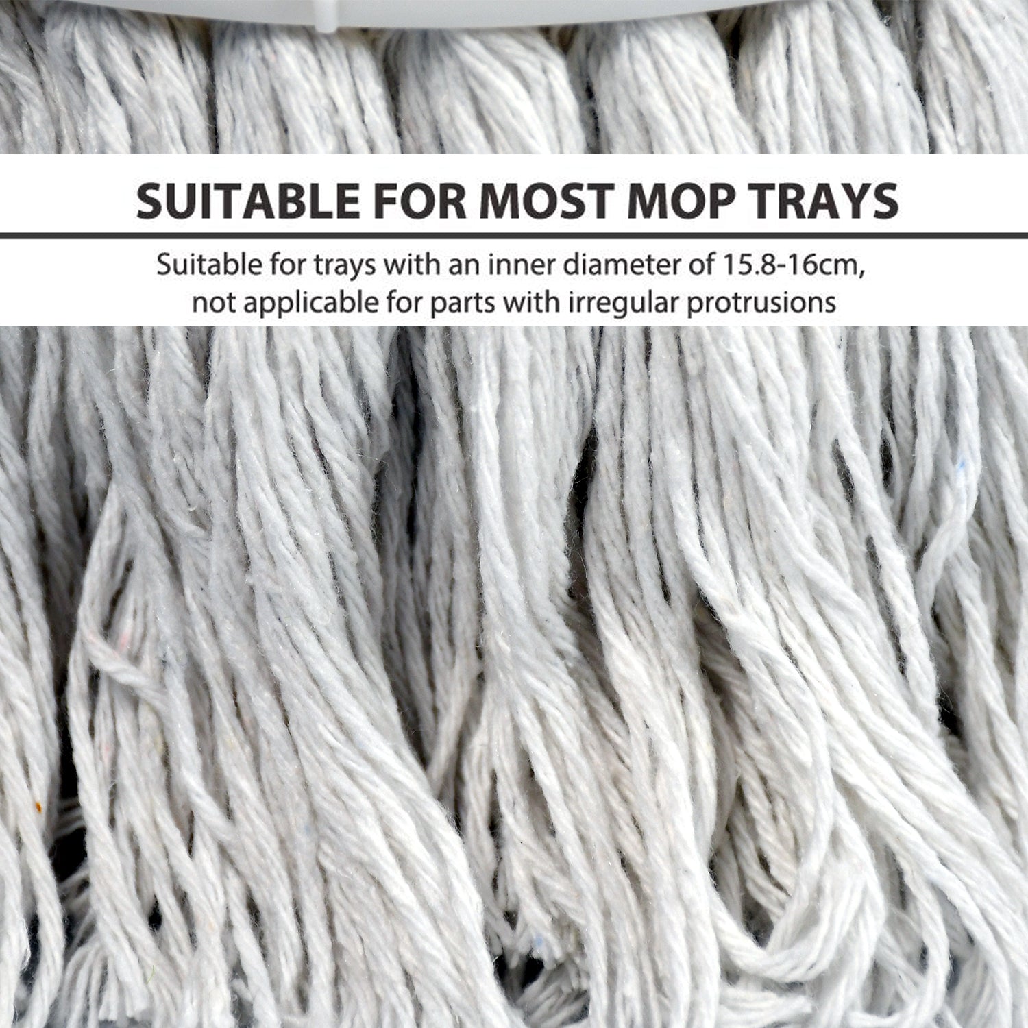 Microfiber Spin Mop Replacement Head Round Shape Standard Size Spin mop Refills For All Type Mop Use - Springkart 