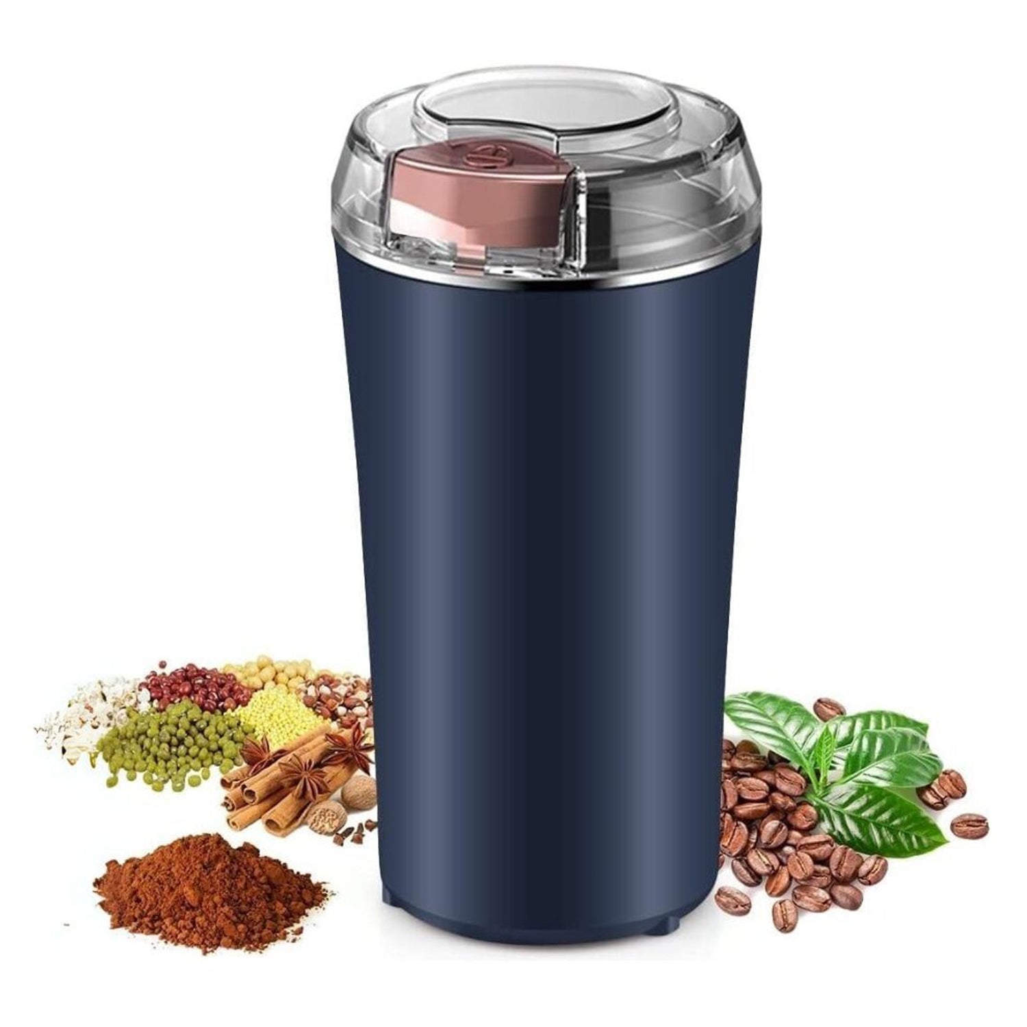 Stainless Steel Coffee Grinder Machine 300w (Multi Blades Grinder) - Springkart 