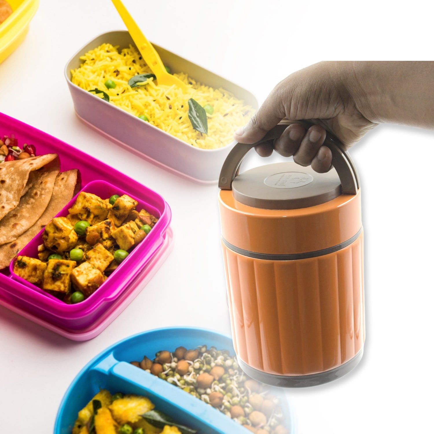 Leak-proof Thermos Flask For Hot Food, Warm Soup Cup, Vacuum Insulated Lunch Box, Food Box for Thermal Container For Food Stainless Steel - Springkart 