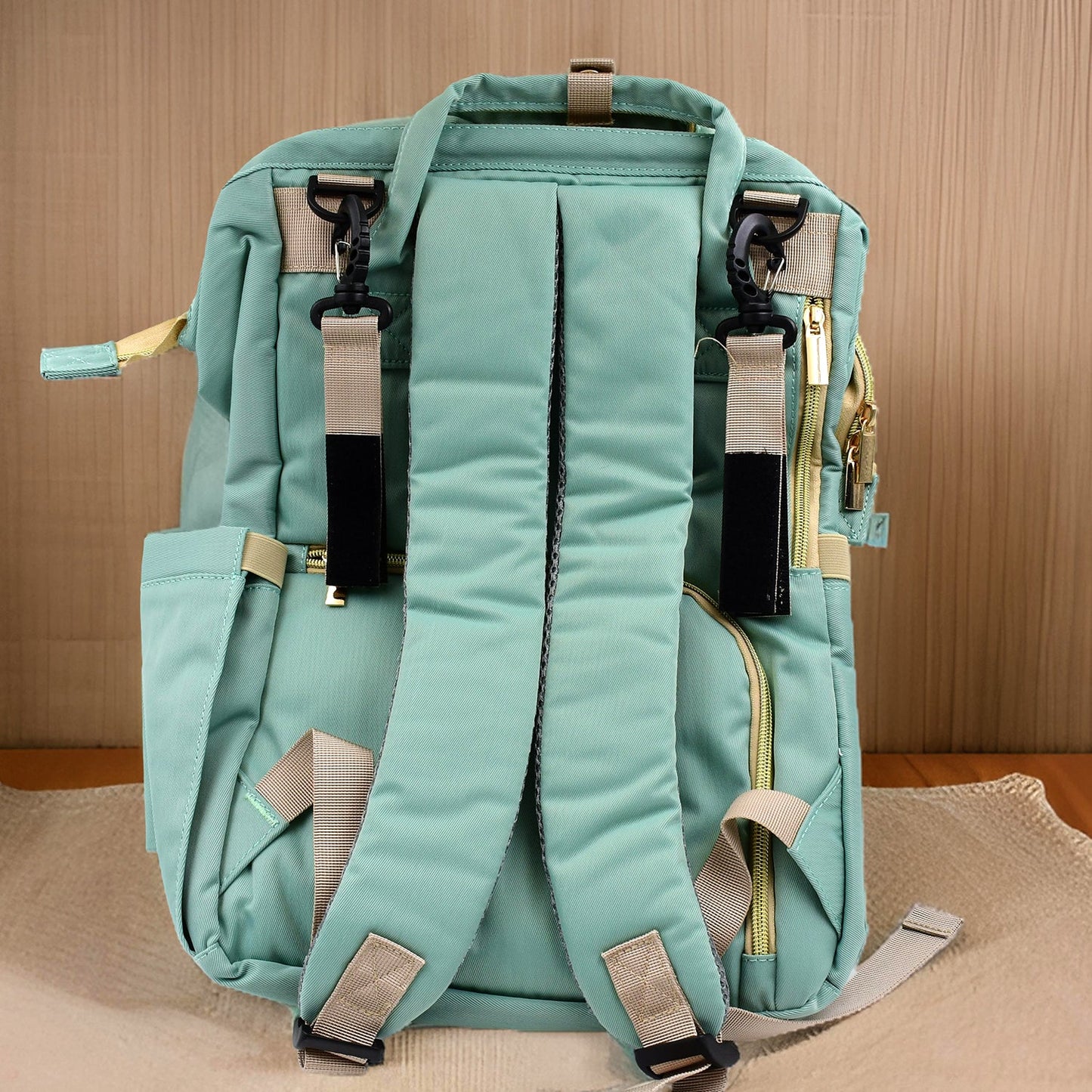 Multipurpose Mom's Backpack Diaper Bag (1 Pc / 14 Pocket / Small) - Springkart 
