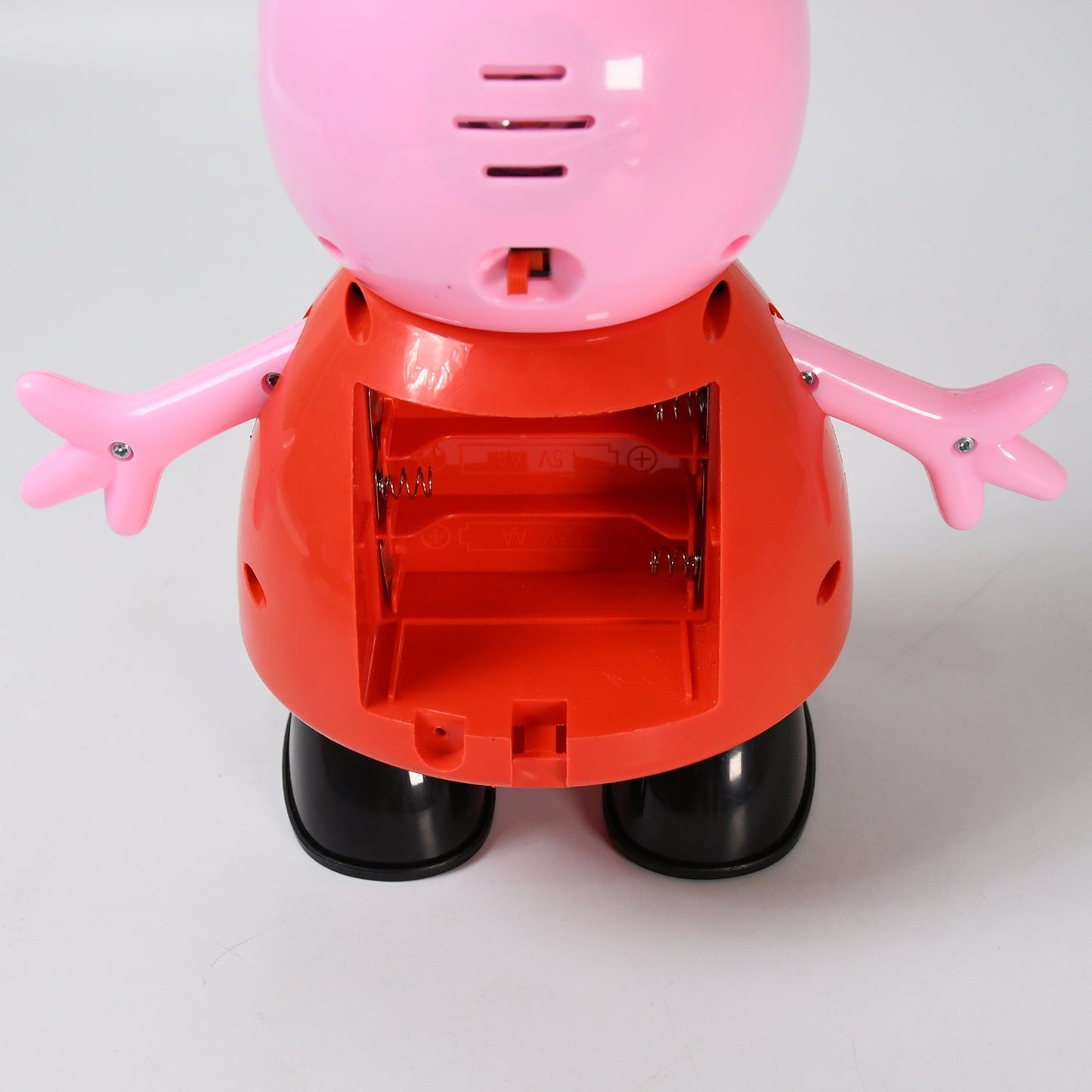 Pig Children Play toy, Pretend Play Toy Fun Gift for Kids, Movable Hands, Legs Pig Pretend Play Toy Set for Kids Children with Soft Rubber Material (1 Pc / Battery Not included) - Springkart 