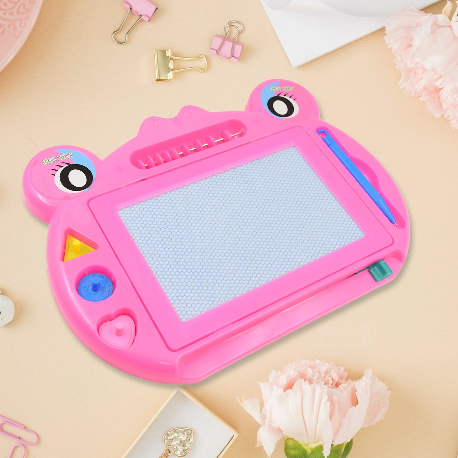 Frog Design Magic Sketch Slate Board (1 Pc / 28 × 20 Cm) - Springkart 