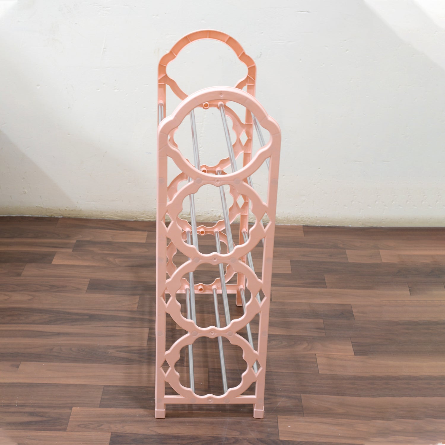Shoes Storage Shelf, 4 Layer Space‑saving Shoes Show Rack Folding Shoe Rack, Standing Shoe Rack DIY Shoes Storage Shelf Home Organizer for Bedroom, Hallway and Closet Shoe Storage - Springkart 