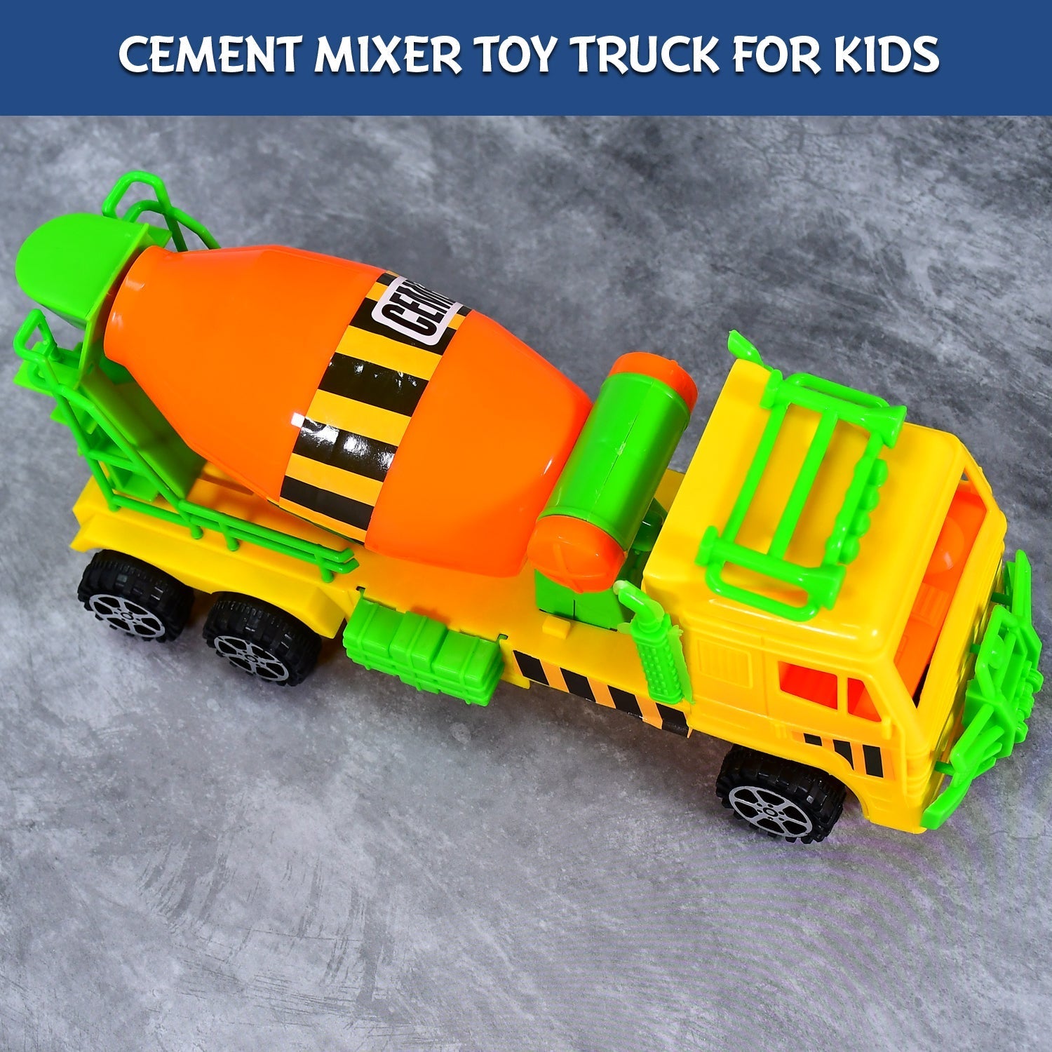Cement Mixer Truck Pushback Toy For kids - Springkart 