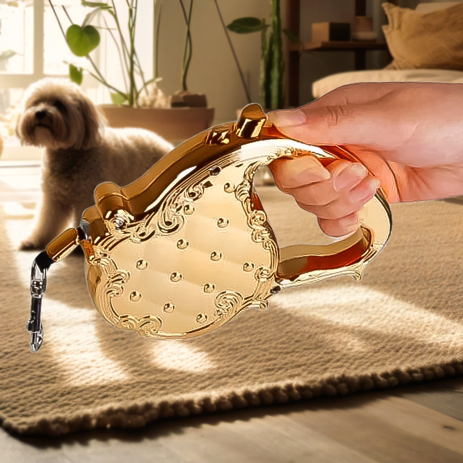 Retractable Telescopic Belt Rope Cat Golden Traction (3M Approx / 1 pc) - Springkart 