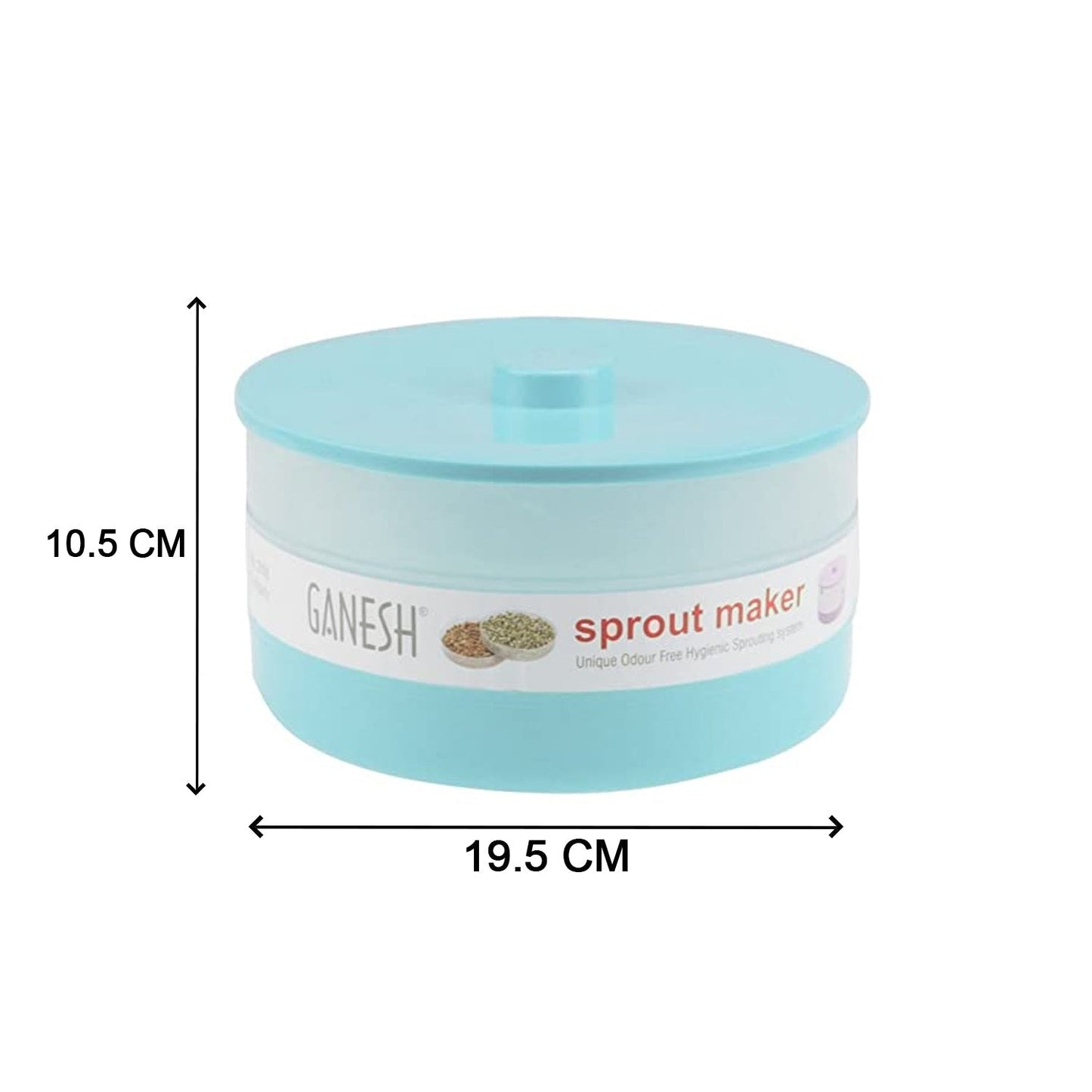 Ganesh Sprout Maker Bean Bowl (1800 Ml) - Springkart 