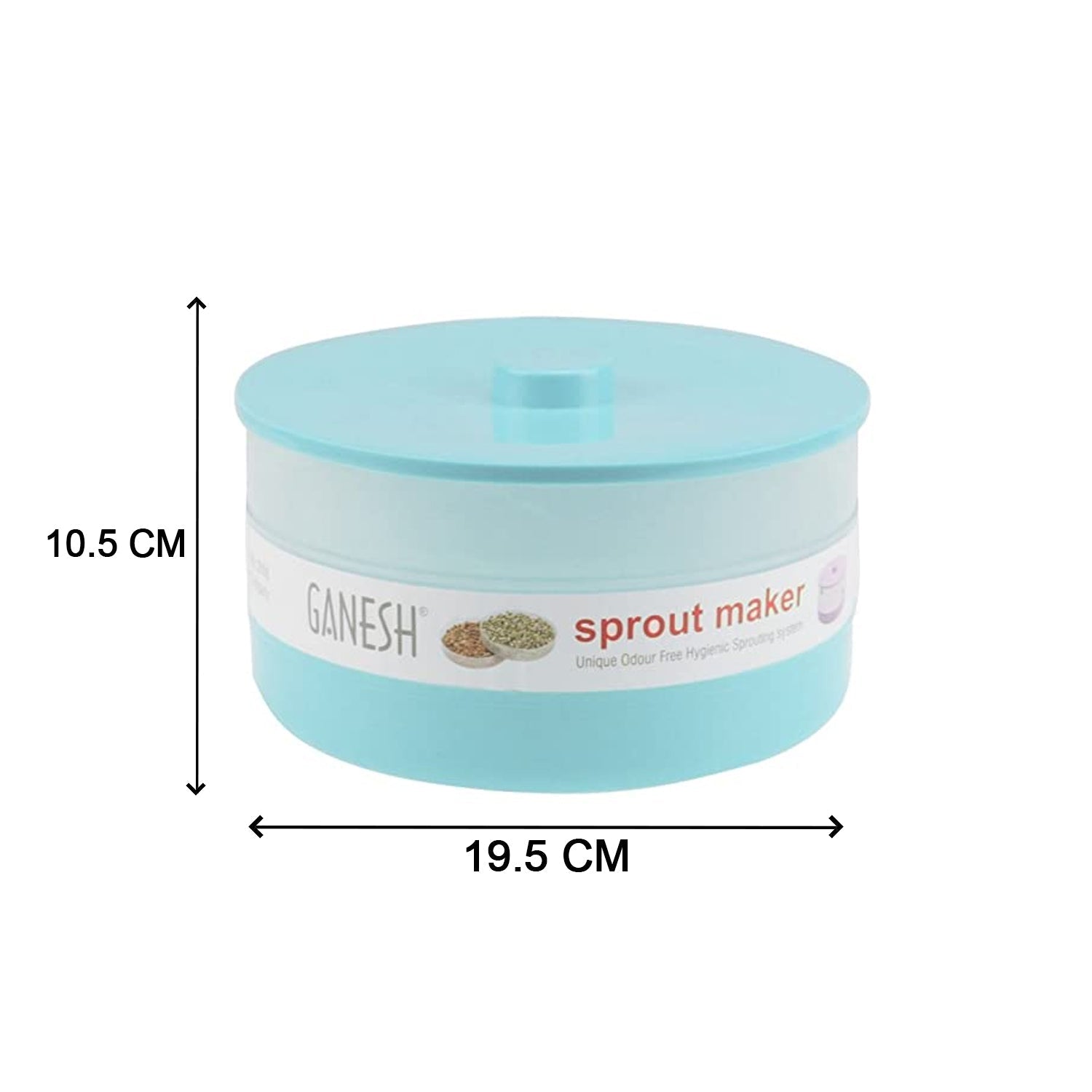 Ganesh Sprout Maker Bean Bowl (1800 Ml) - Springkart 