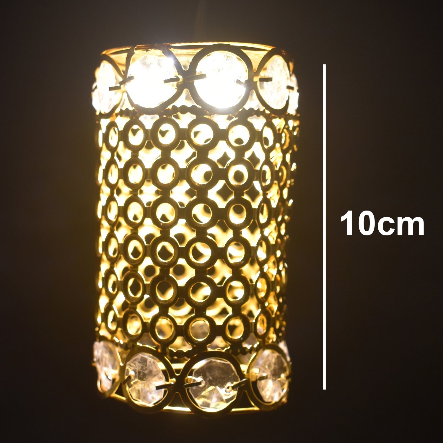 Large Dimond Layer Golden Jhoomer For Home Decoration - Springkart 