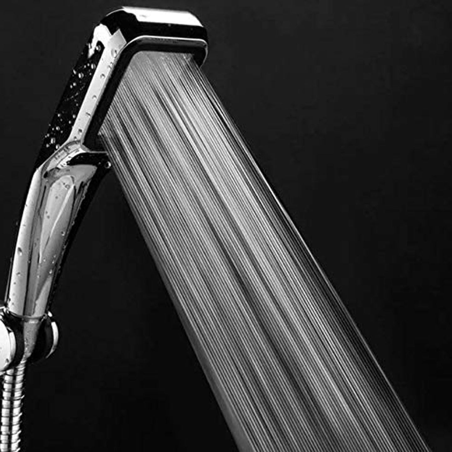 High Pressure Shower Head,Wenini 300 Holes Handheld Showerhead Powerful Boosting Spray Bath Water Saving For Bathroom (1 Pc) - Springkart 