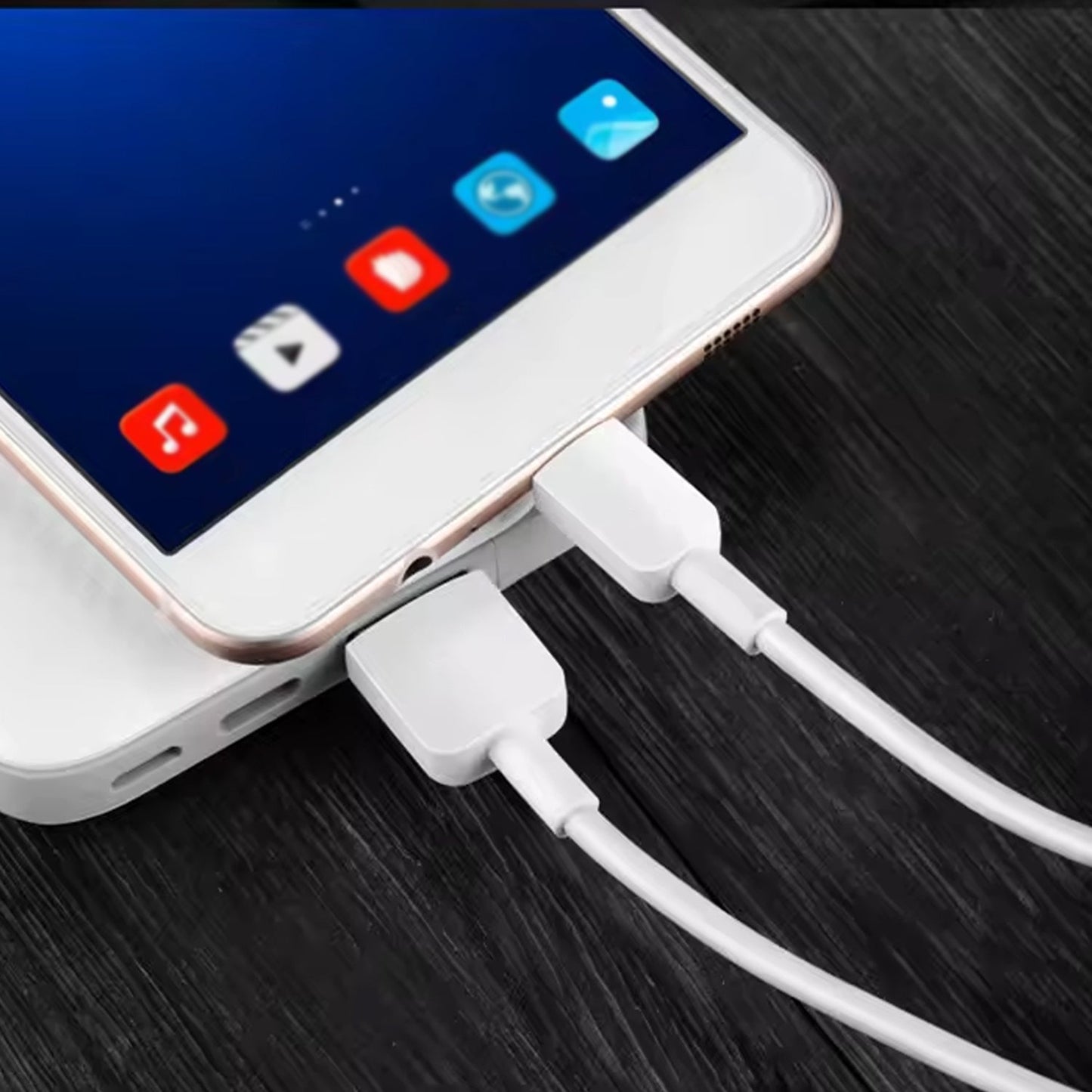Fast Charging For Android & Data Transfer, Long Micro Cable (1000 Mm) - Springkart 