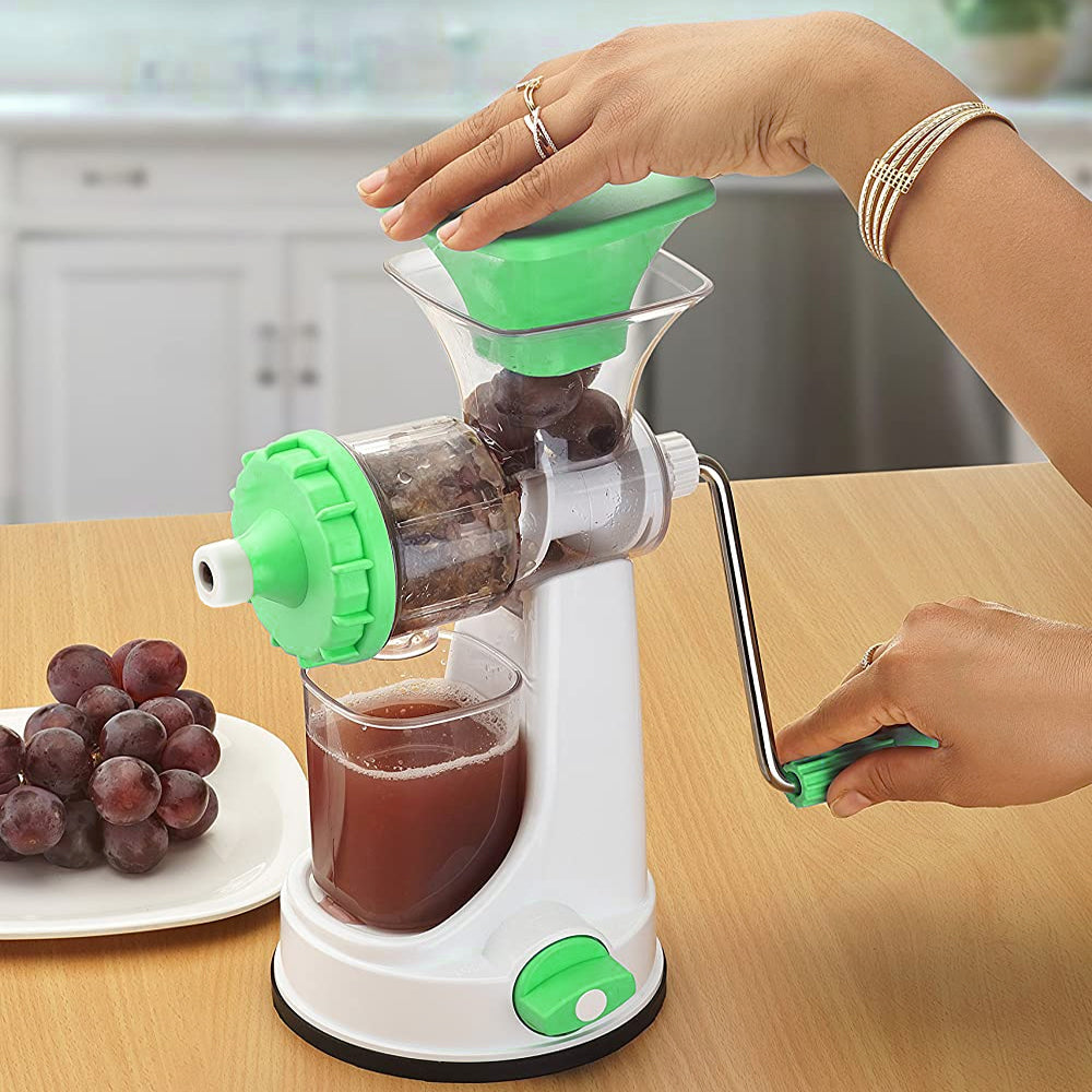 Manual Fruit & Vegetable Juicer with Steel Handle Fruit Juicer - Springkart 