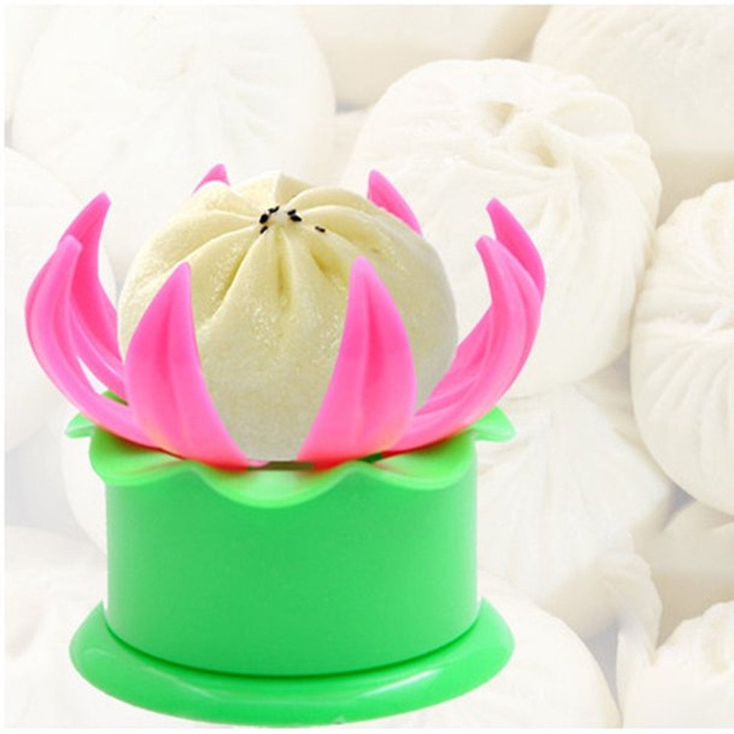 Momos maker Plastic Mold and Filling Spoon Cooking Tools Set Steamed Stuffed Bun Maker and Dumpling Maker for Cooking Delicious - Springkart 