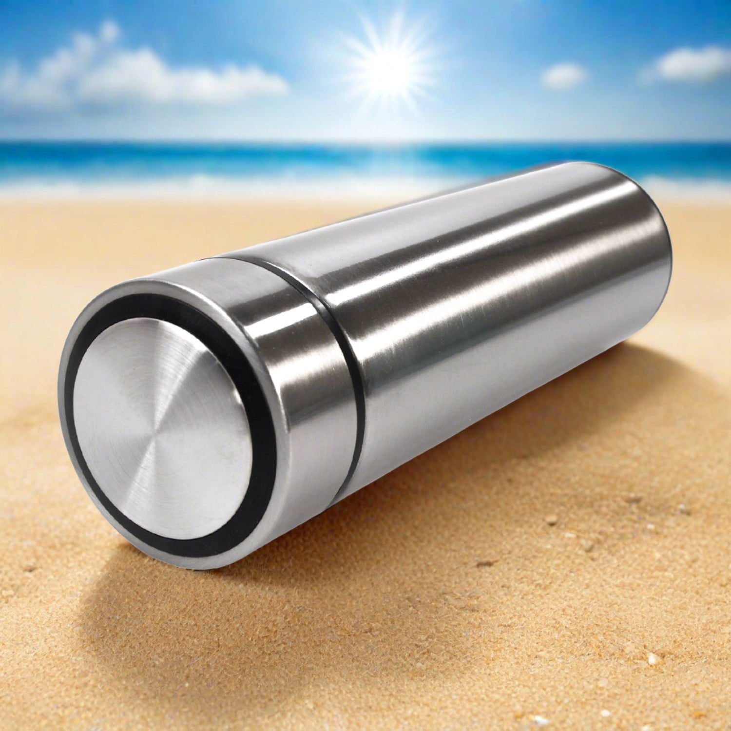 Double Stainless Steel Wall Smart Flask Vacuum Insulated Water Bottle | Perfect for Hot and Cold Drinks | for Campaign Travelling (450ml Approx) (Mix Color / Mix Design)) - Springkart 