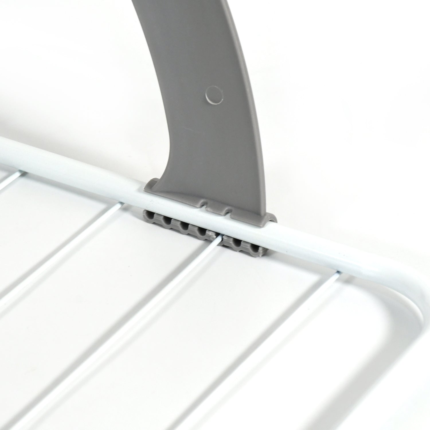 Metal Steel Folding Drying Rack for Clothes Balcony Laundry Hanger for Small Clothes Drying Hanger Metal Clothes Drying Stand, Socks and Plant Storage Holder Outdoor / Indoor Clothes-Towel Drying Rack Hanging on The Door Bathroom - Springkart 
