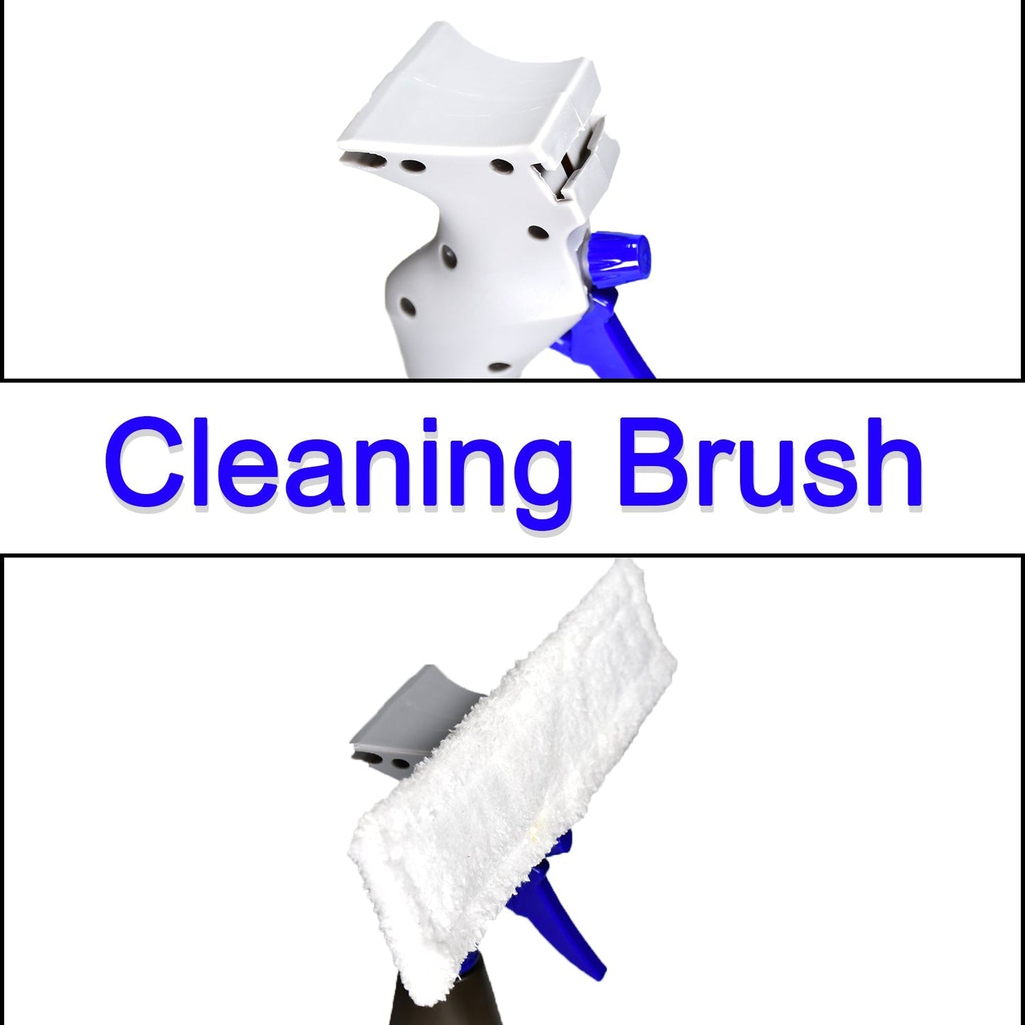 Plastic Easy Glass Cleaner 3 in 1 Spray Type Cleaning Brush, Pack of 1 - Springkart 