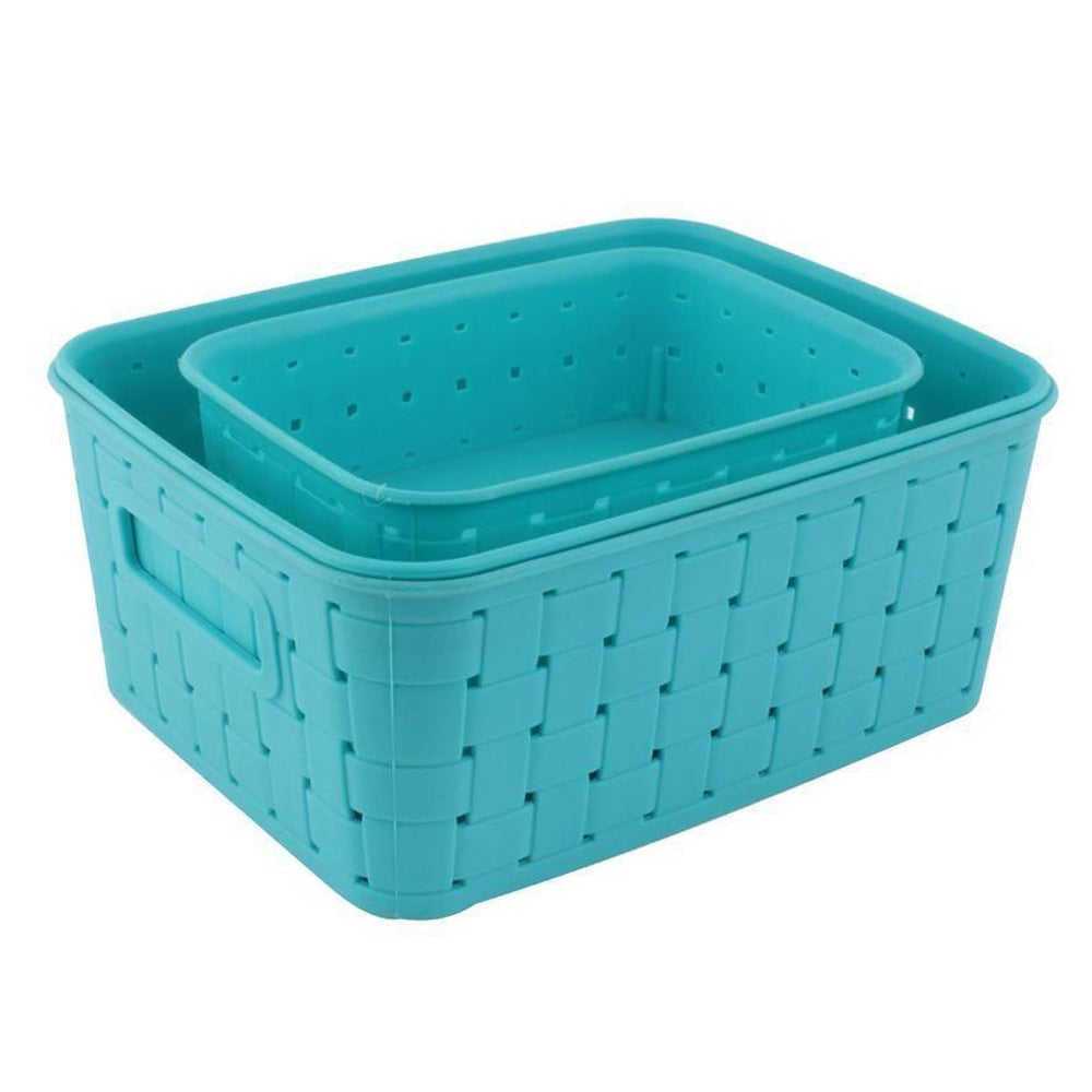 Multipurpose Smart Shelf Basket Storage Basket (Set 3 Pc) - Springkart 