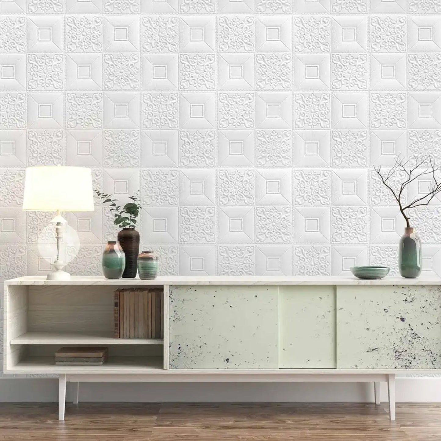 3D PE Foam Wall Stickers - Self-Adhesive DIY Wallpaper for Home, Office, and All Wall Types - Springkart 