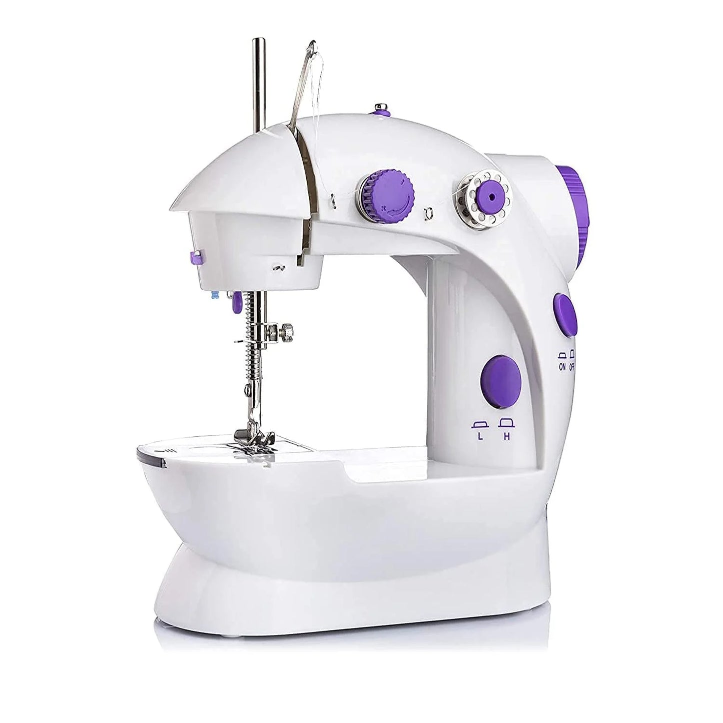 Home Tailoring Sewing Machine With Extension Table Set, Foot Pedal, Adapter Mini Electric Machine