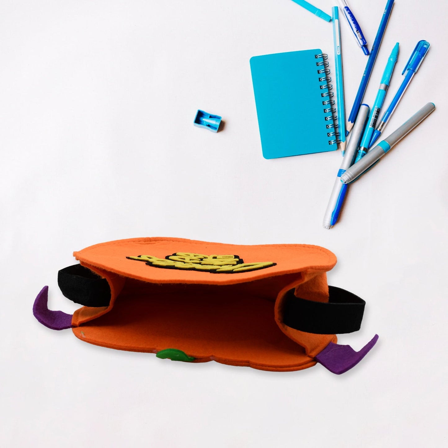 Halloween Pumpkin Bags Non- Woven Candy Bags Trick or Treat Bags Portable Tote Bag Cartoon Goodie Handbag for Halloween Party Favors, Kids Gift Bag - Springkart 