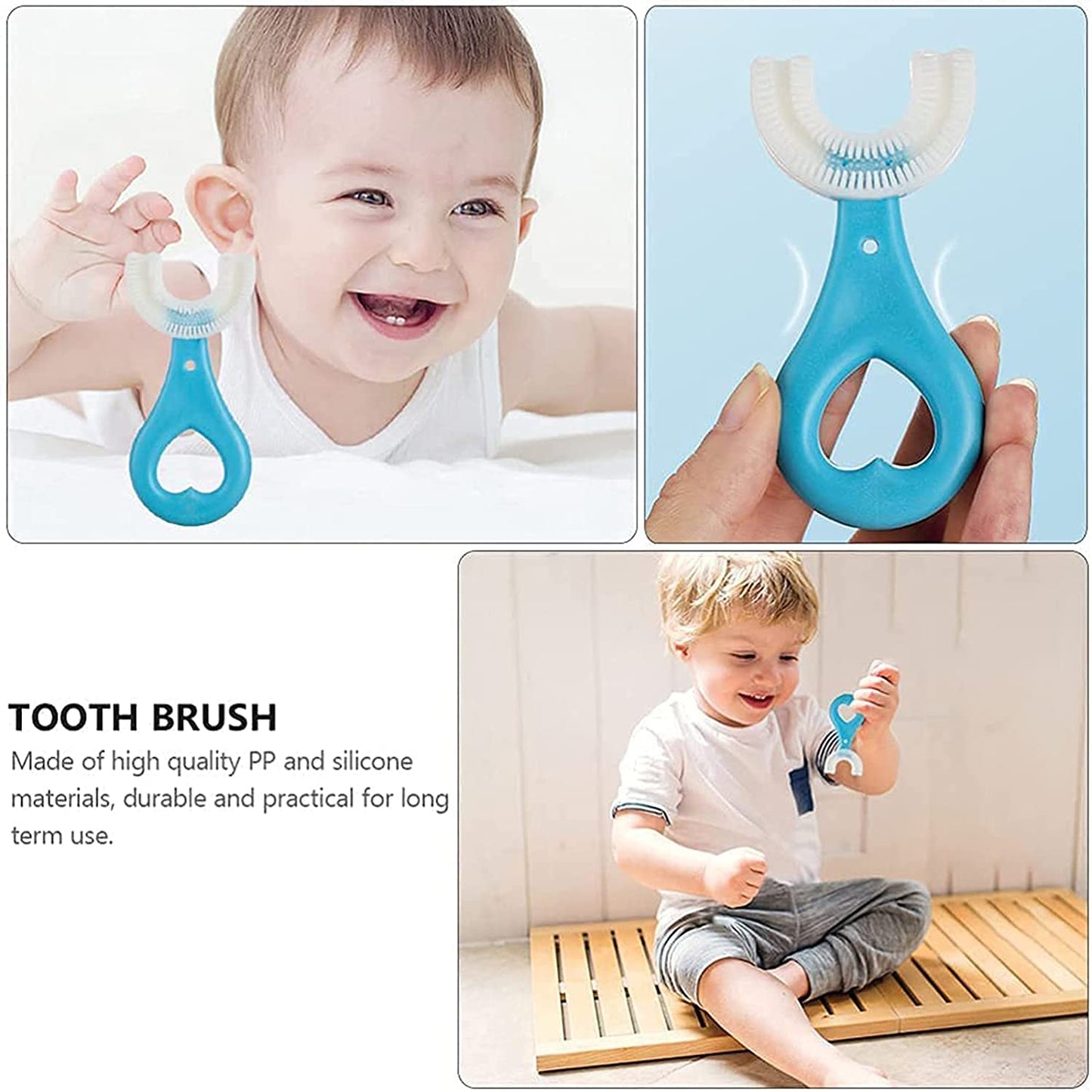 Kids U S Tooth Brush used in all kinds of household bathroom places for washing teeth of kids, toddlers and children’s easily and comfortably. - Springkart 