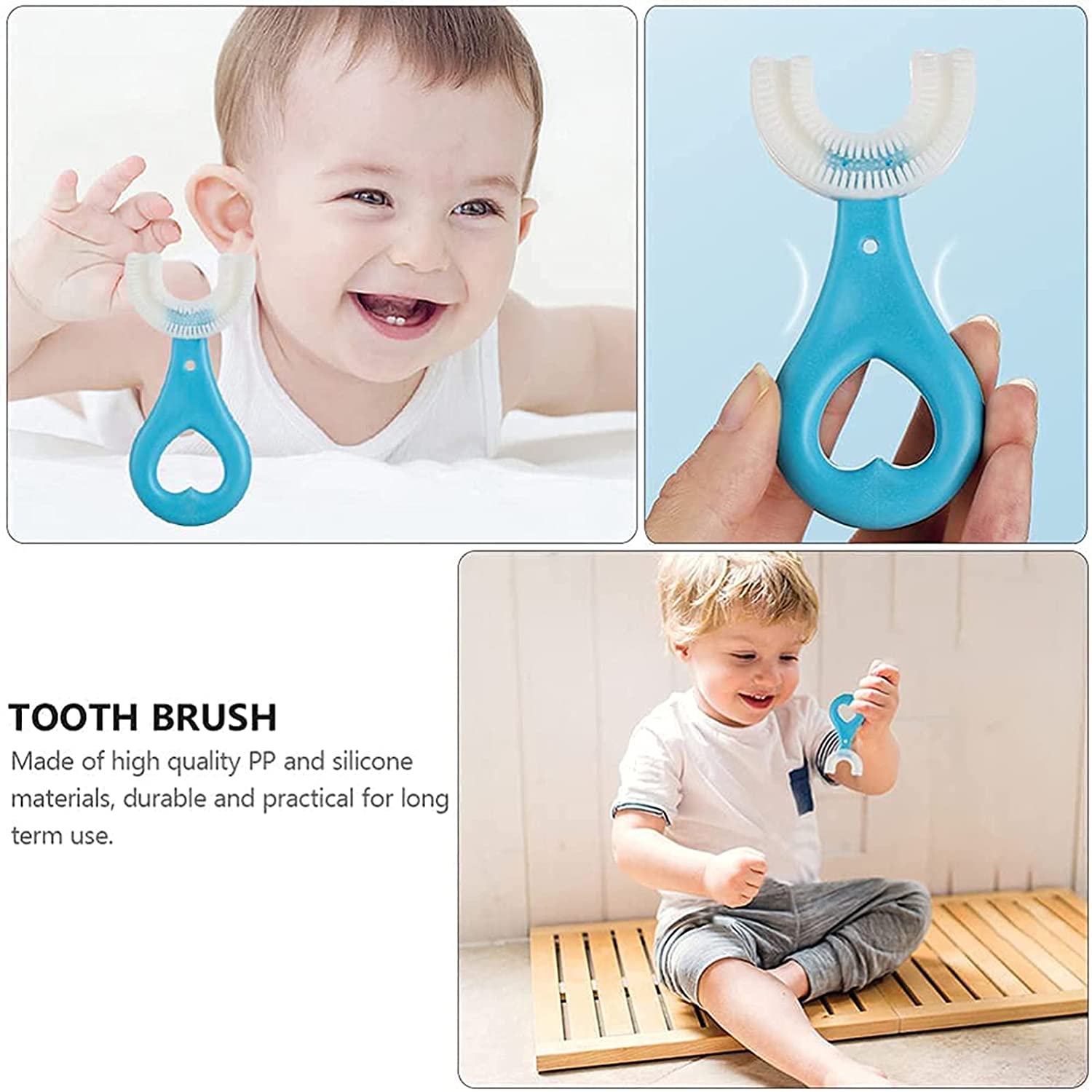 Kids U S Tooth Brush used in all kinds of household bathroom places for washing teeth of kids, toddlers and children’s easily and comfortably. - Springkart 