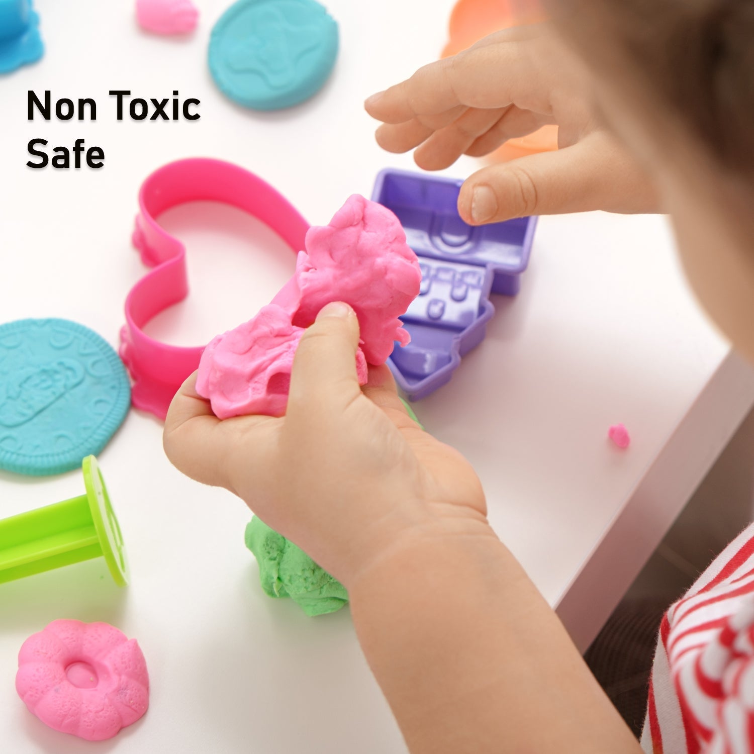 Creative Sand for Kids – Natural Kinetic Sand Kit for Kids Activity Toys | Soft Sand Clay - Springkart 